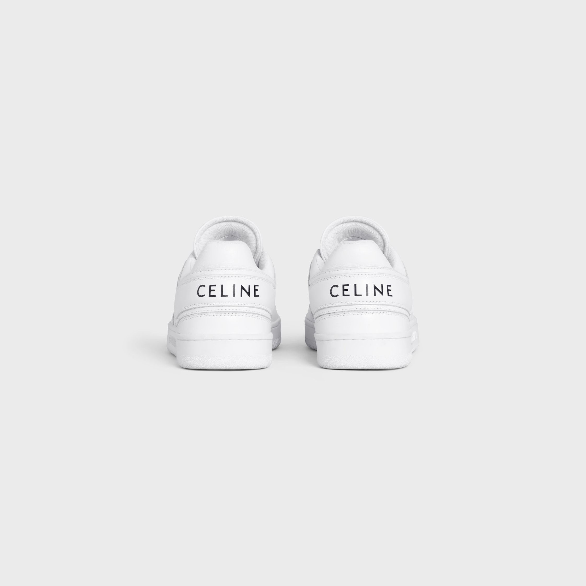 Celine celine trainer low lace-up sneaker in calfskin white Size US 10 / IT 40 - 3 Thumbnail