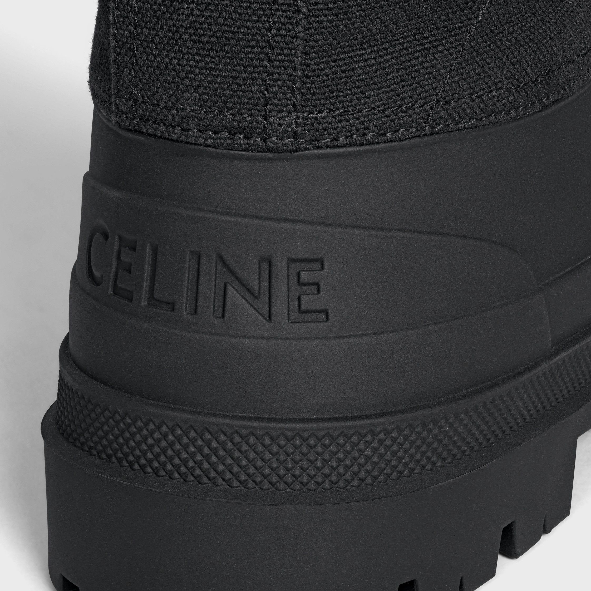 Celine celine riley lace-up boot in canvas black Size US 6 / IT 36 - 3 Thumbnail