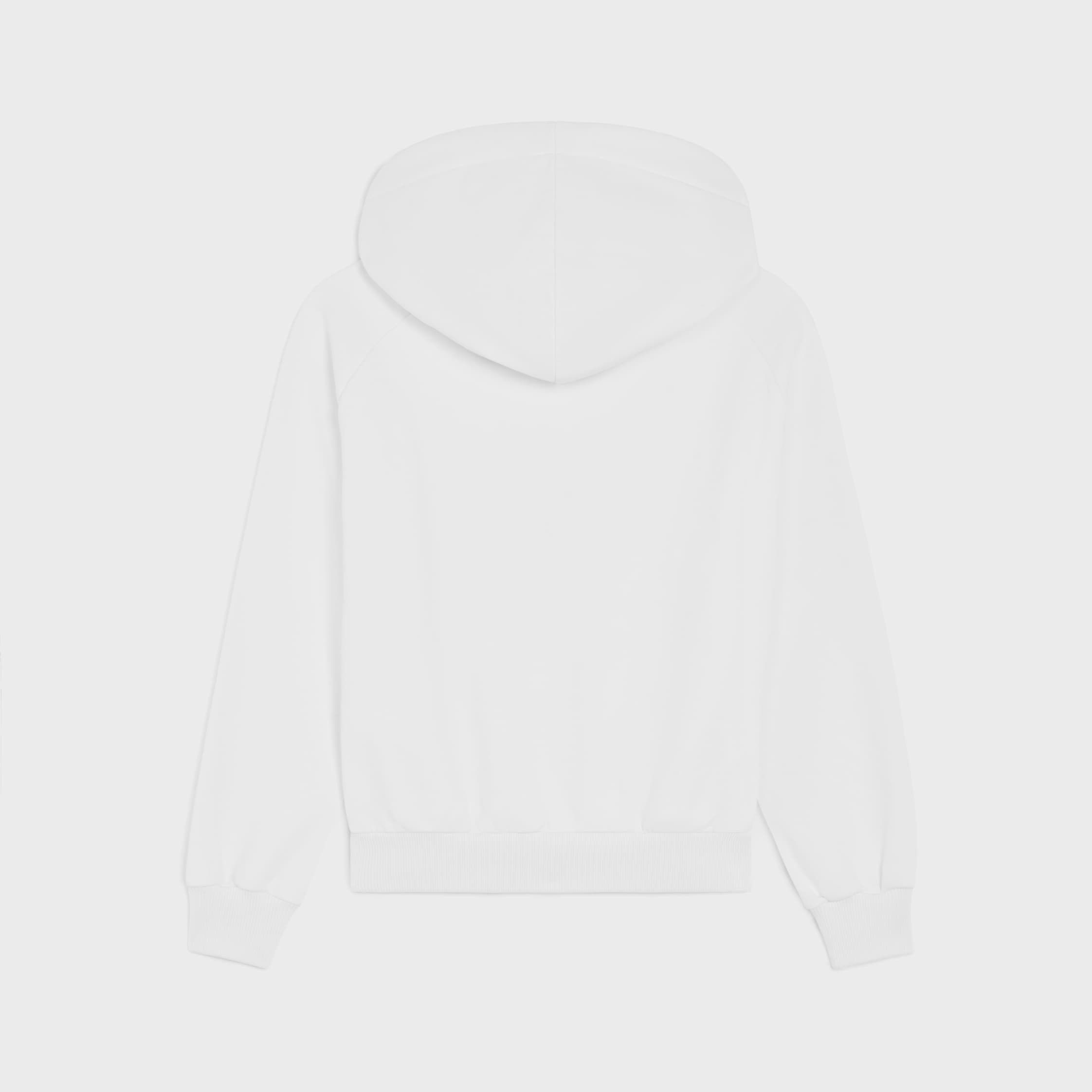 Celine 70's hoodie in cotton fleece white/multicolor Size M / US 6-8 / IT 42-44 - 2 Thumbnail