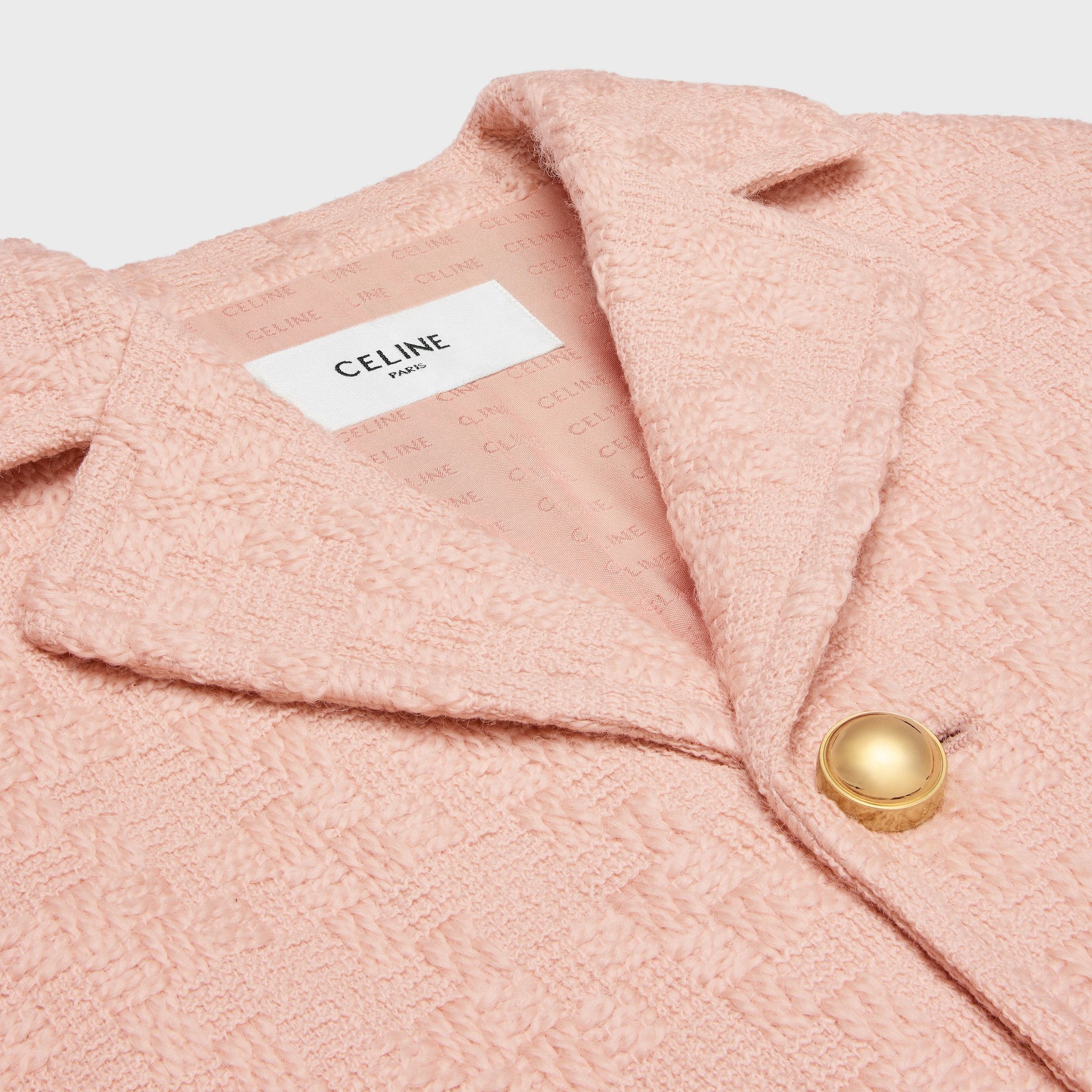Celine garance jacket in wool natte pink Size XS / US 0-2 / IT 36-38 - 3 Thumbnail