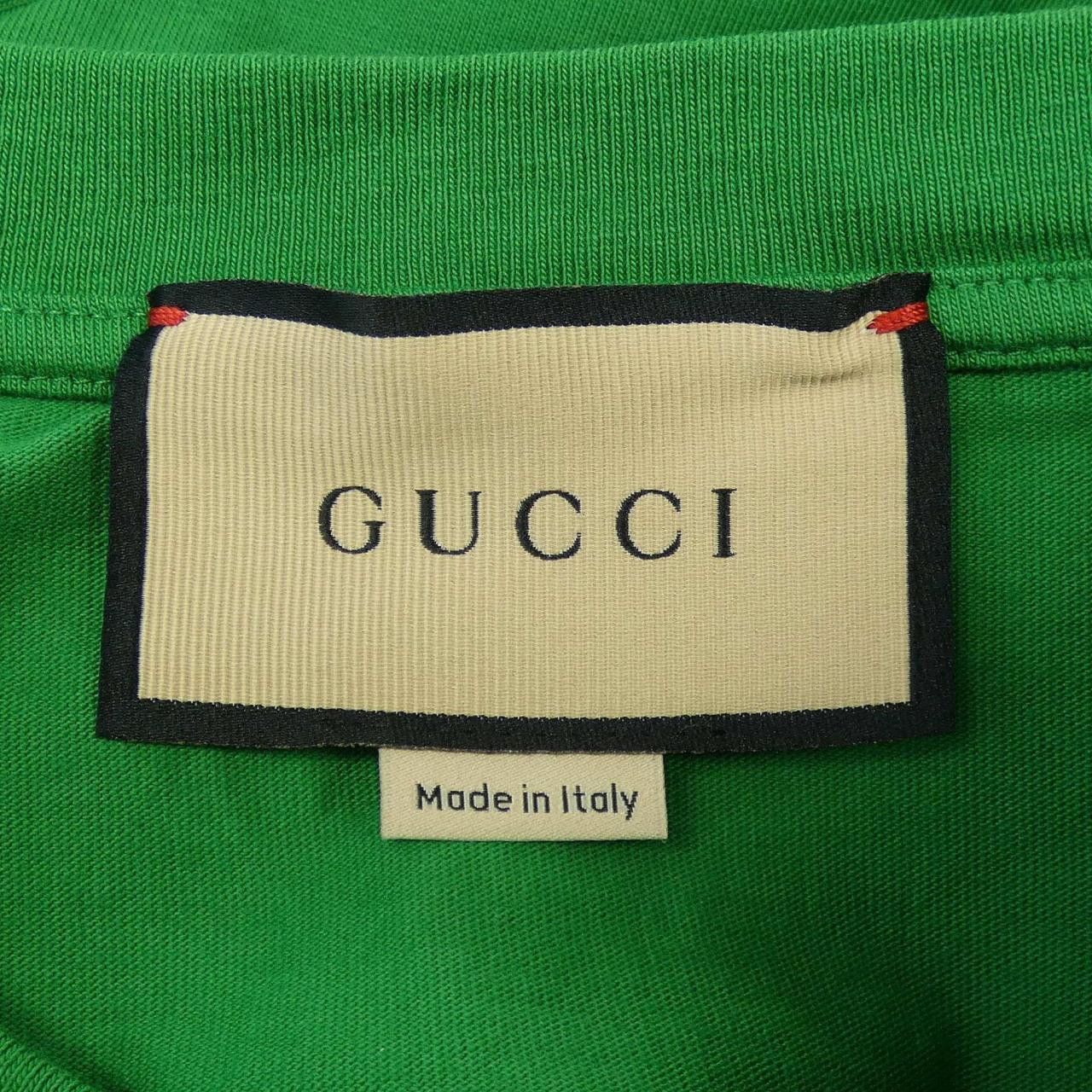 Gucci Gucci Gucci Star Interlocking Cotton T Shirt Textile T-Shirts 616036XJD7U DUTY FREE for USA Size ONE SIZE - 4 Thumbnail