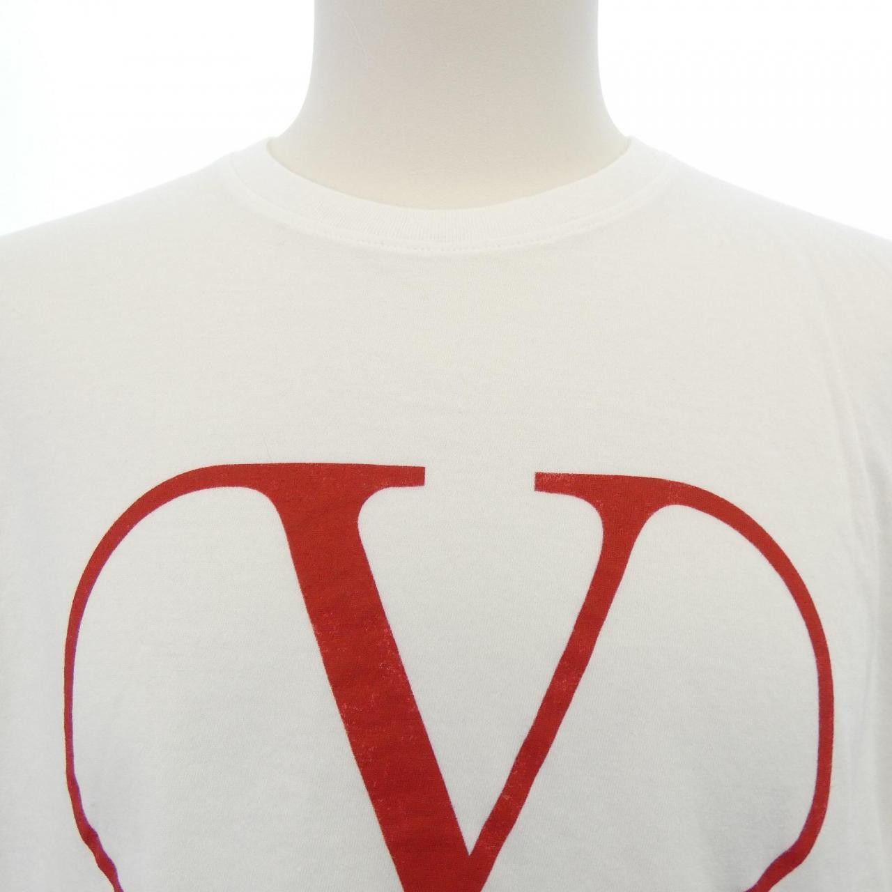 Valentino Valentino Valentino Cotton T Shirt Textile T-Shirts RV0MG01PPMA DUTY FREE for USA Size ONE SIZE - 5 Thumbnail