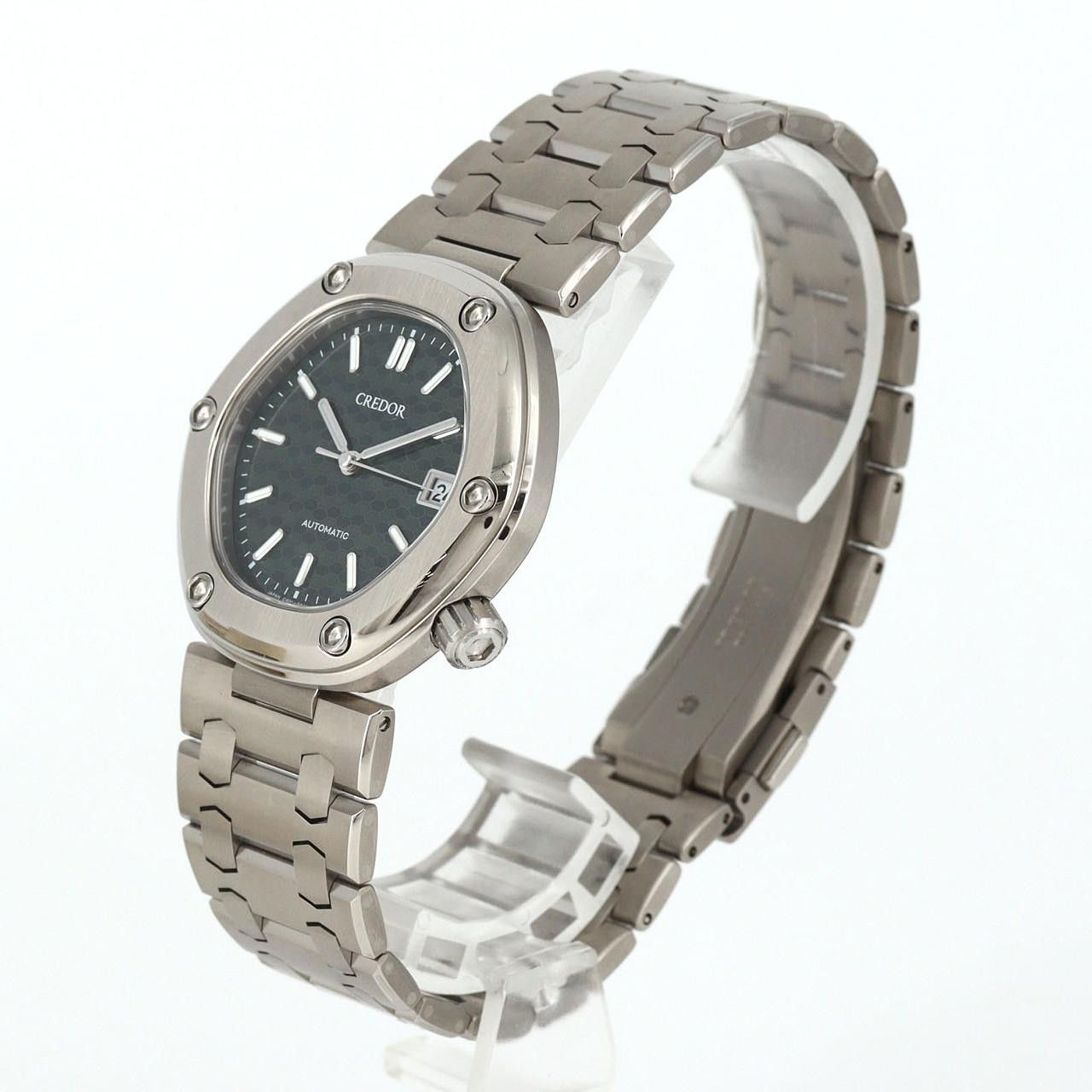Seiko Seiko Seiko Credor Locomotive Titanium Automatic Metal Automatic CR01-00B0 DUTY FREE for USA Size ONE SIZE - 2 Thumbnail