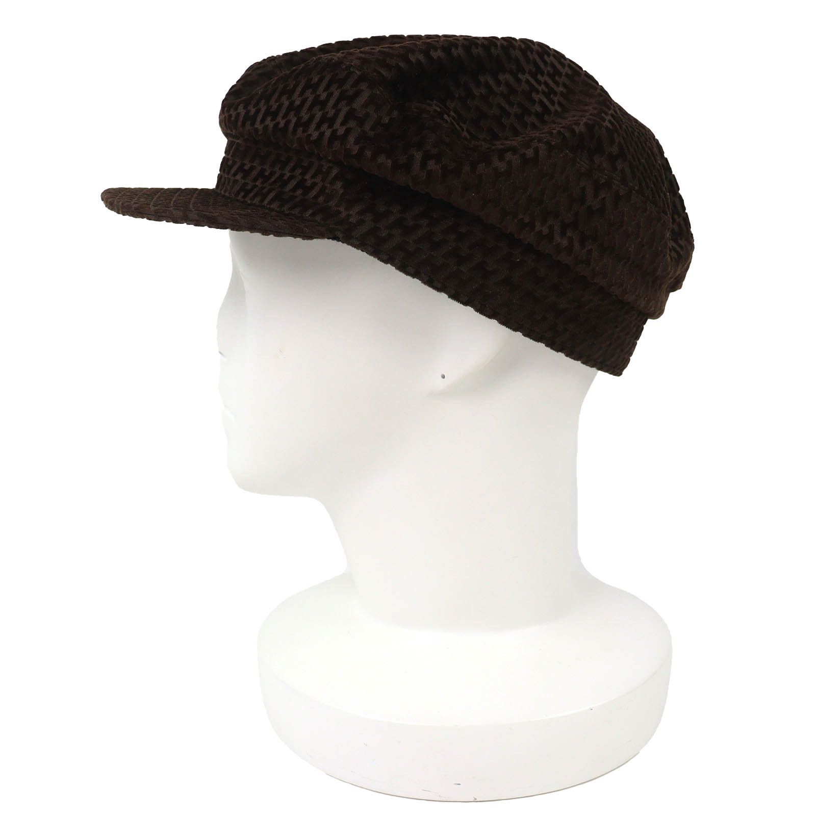 Hermes Hermes Hermes Casquette Vauban Velvet Cap 59 Textile Hats DUTY FREE for USA Size ONE SIZE - 3 Thumbnail