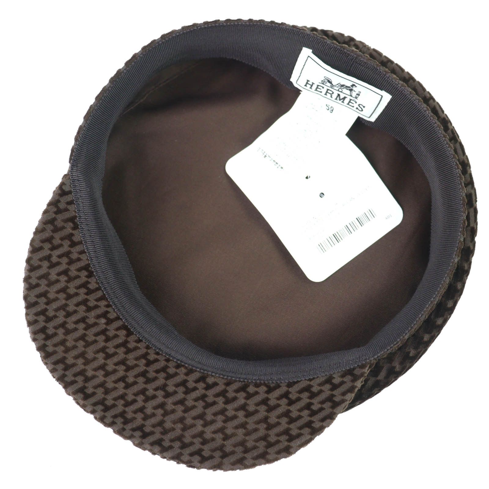 Hermes Hermes Hermes Casquette Vauban Velvet Cap 59 Textile Hats DUTY FREE for USA Size ONE SIZE - 5 Thumbnail