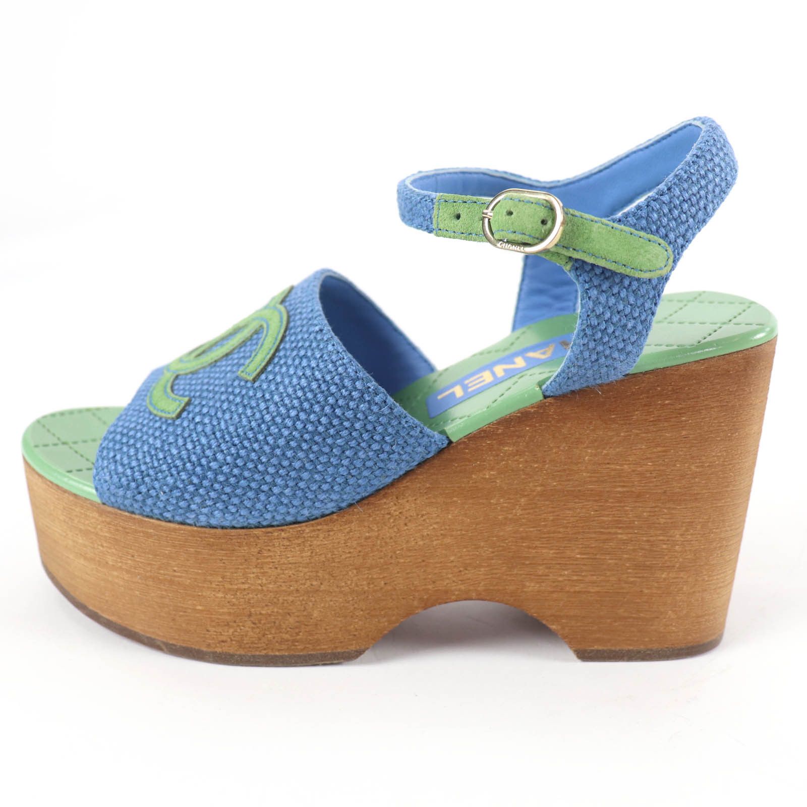 Chanel Chanel Chanel COCO Mark Wedge Sandals Others Shoes DUTY FREE for USA Size ONE SIZE - 4 Thumbnail