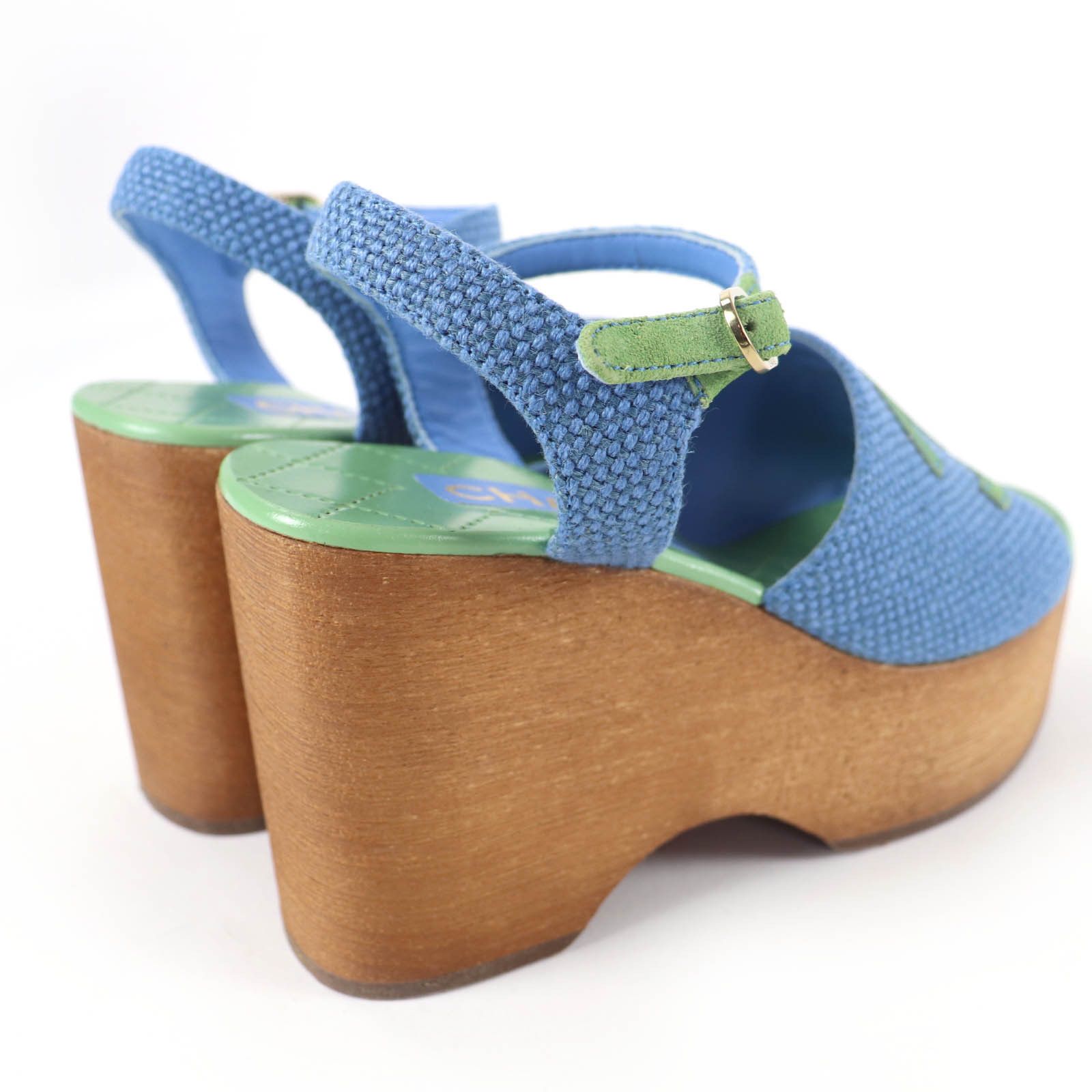Chanel Chanel Chanel COCO Mark Wedge Sandals Others Shoes DUTY FREE for USA Size ONE SIZE - 2 Thumbnail