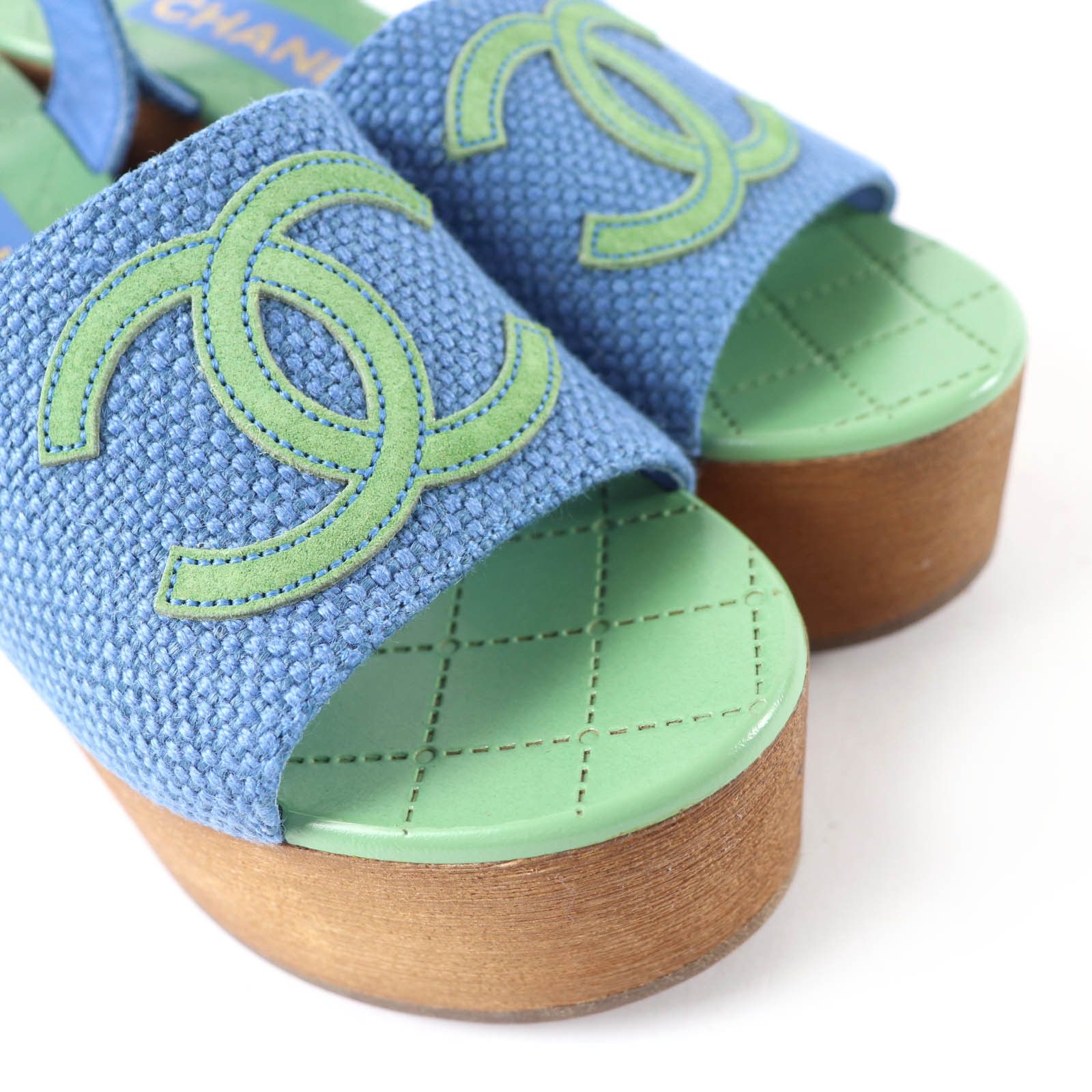 Chanel Chanel Chanel COCO Mark Wedge Sandals Others Shoes DUTY FREE for USA Size ONE SIZE - 7 Thumbnail