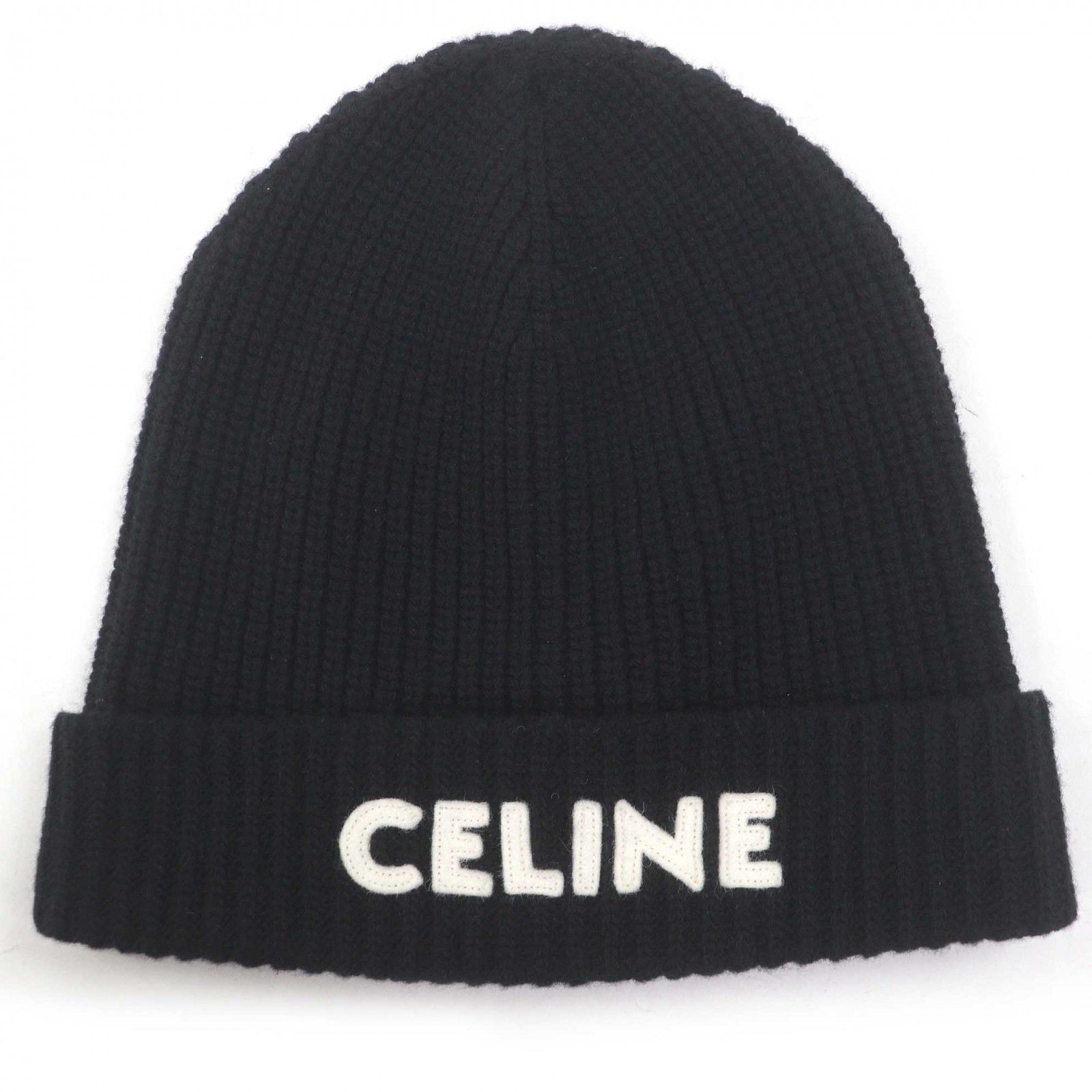 Celine Celine CELINE Wool Knit Cap Textile Hats 2A25R535Q DUTY FREE for USA Size ONE SIZE - 4 Thumbnail