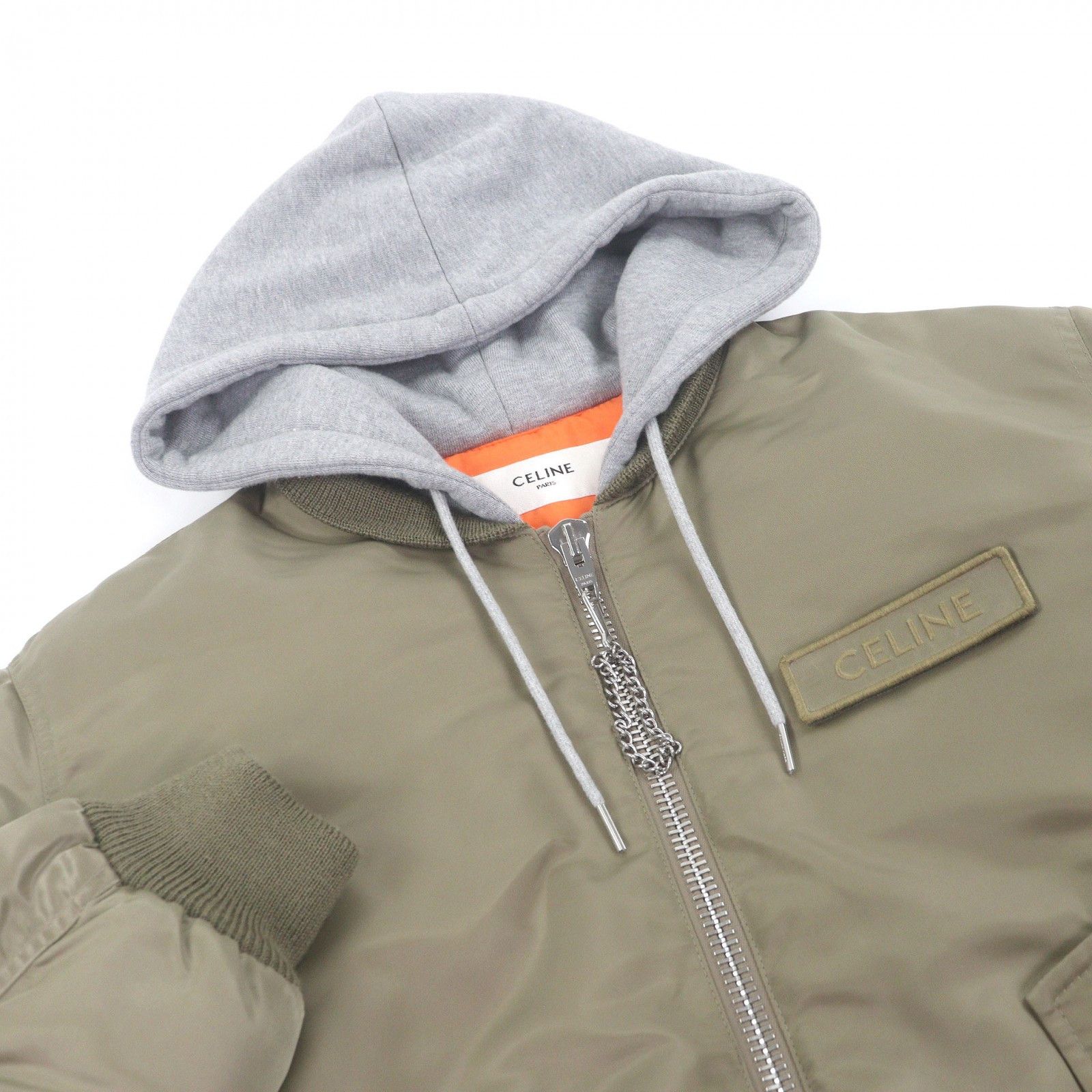 Celine Celine Celine Nylon Twill Hooded Jacket Textile Outerwear DUTY FREE for USA Size ONE SIZE - 2 Thumbnail