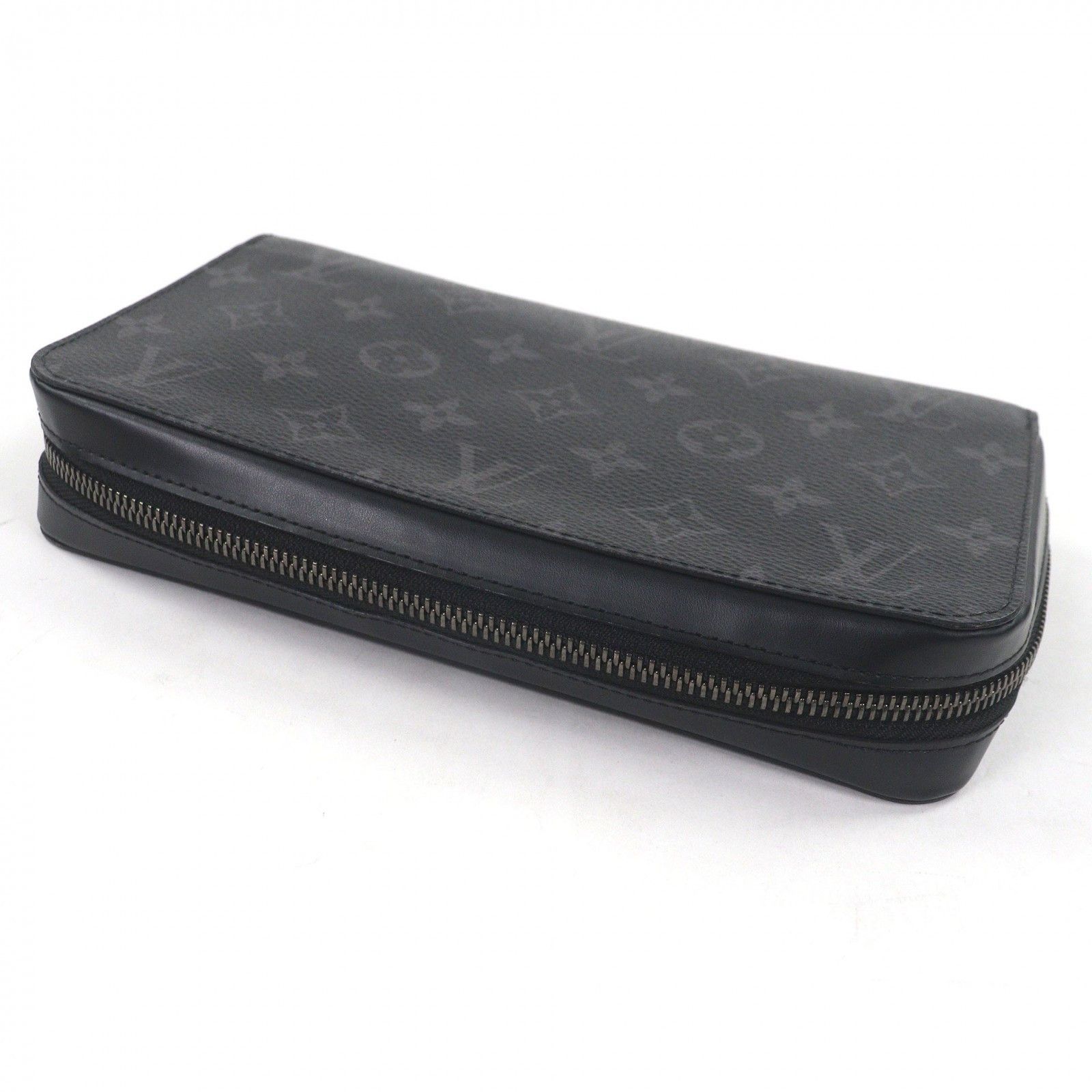 Louis Vuitton Louis Vuitton Louis Vuitton Zippy XL Monogram Eclipse Wallet Textile Long Wallet DUTY FREE for USA Size ONE SIZE - 4 Thumbnail