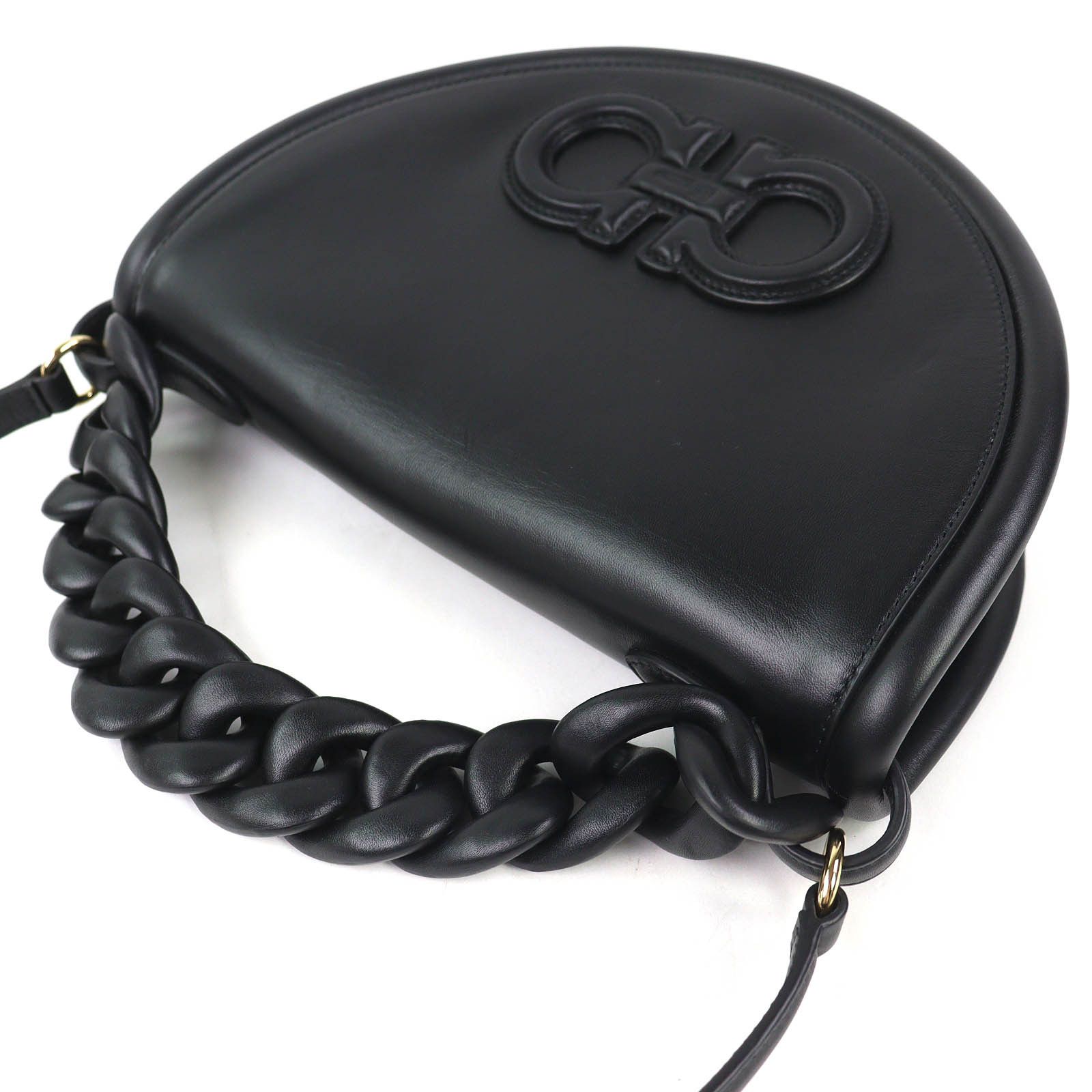 Salvatore Ferragamo Salvatore Ferragamo Salvatore Ferragamo AURA leather 2way shoulder bag Leather Shoulder Bag DUTY FREE for USA Size ONE SIZE - 5 Thumbnail