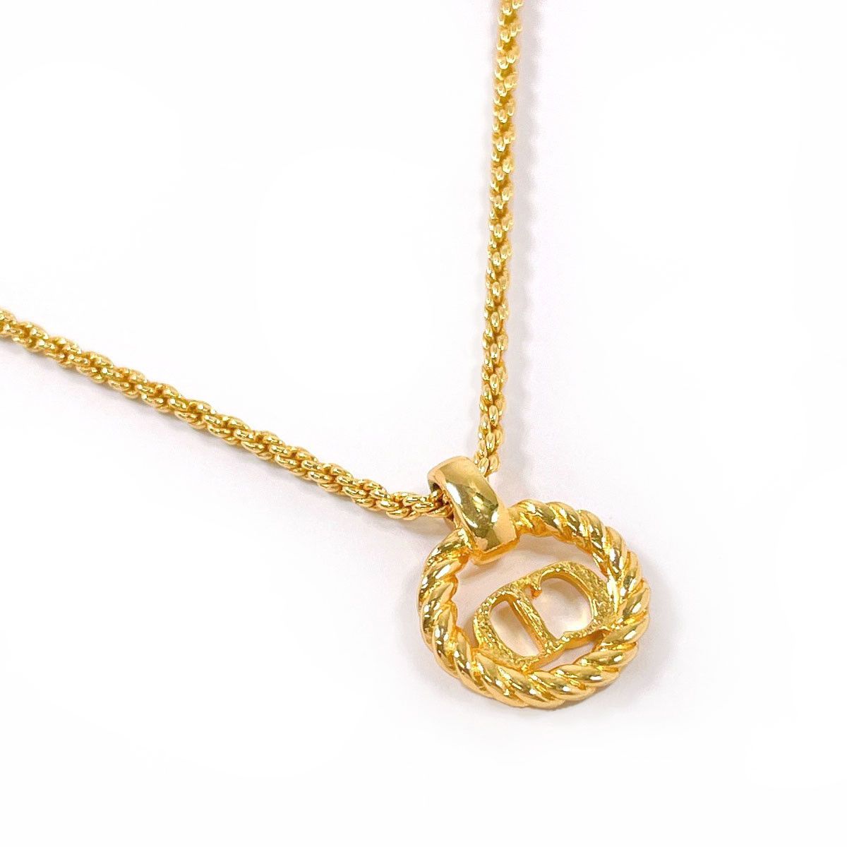 Dior Dior Christian Dior CD Logo Necklace Metal Necklace DUTY FREE for USA Size ONE SIZE - 2 Thumbnail