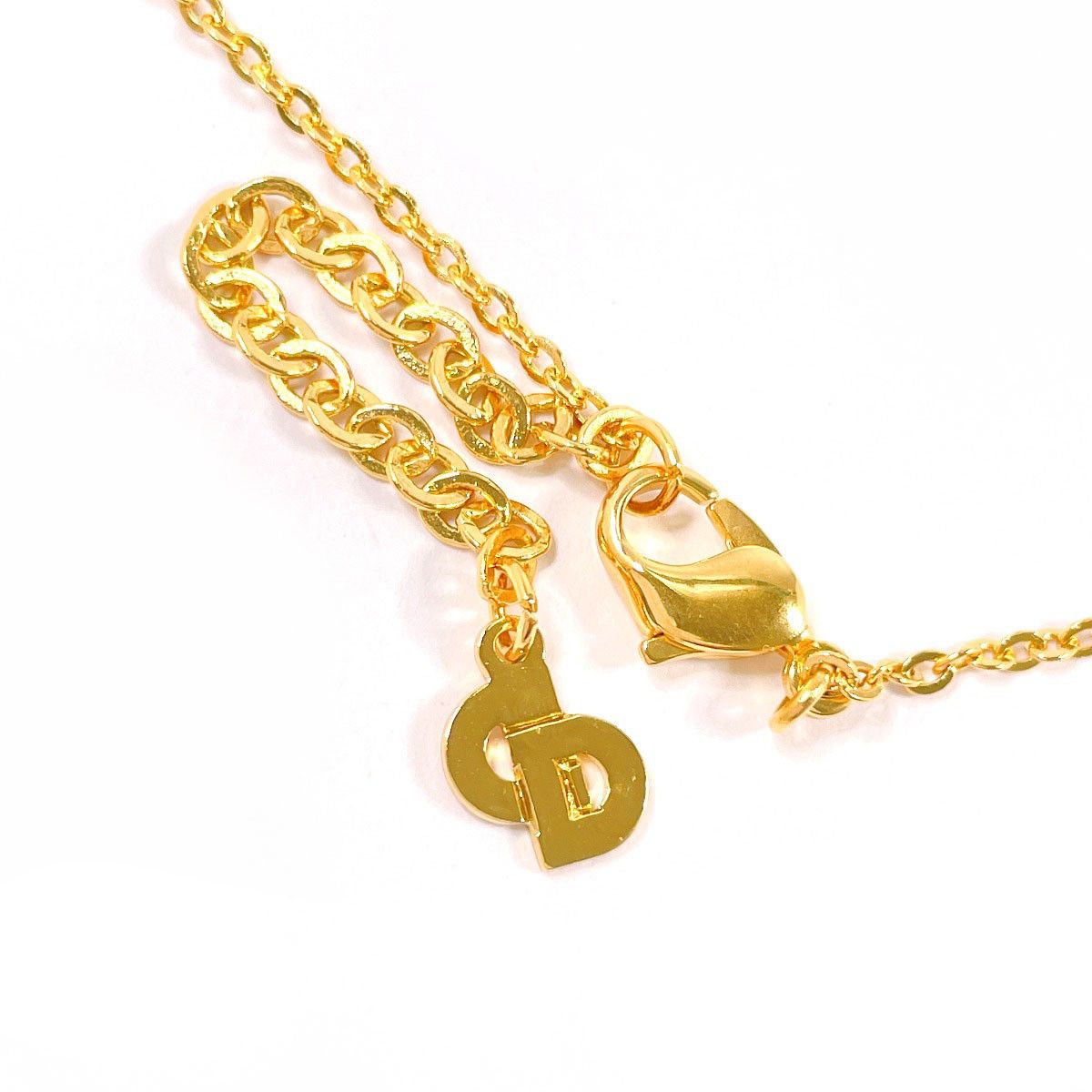 Dior Dior Christian Dior Heart Logo Necklace Metal Necklace DUTY FREE for USA Size ONE SIZE - 4 Thumbnail