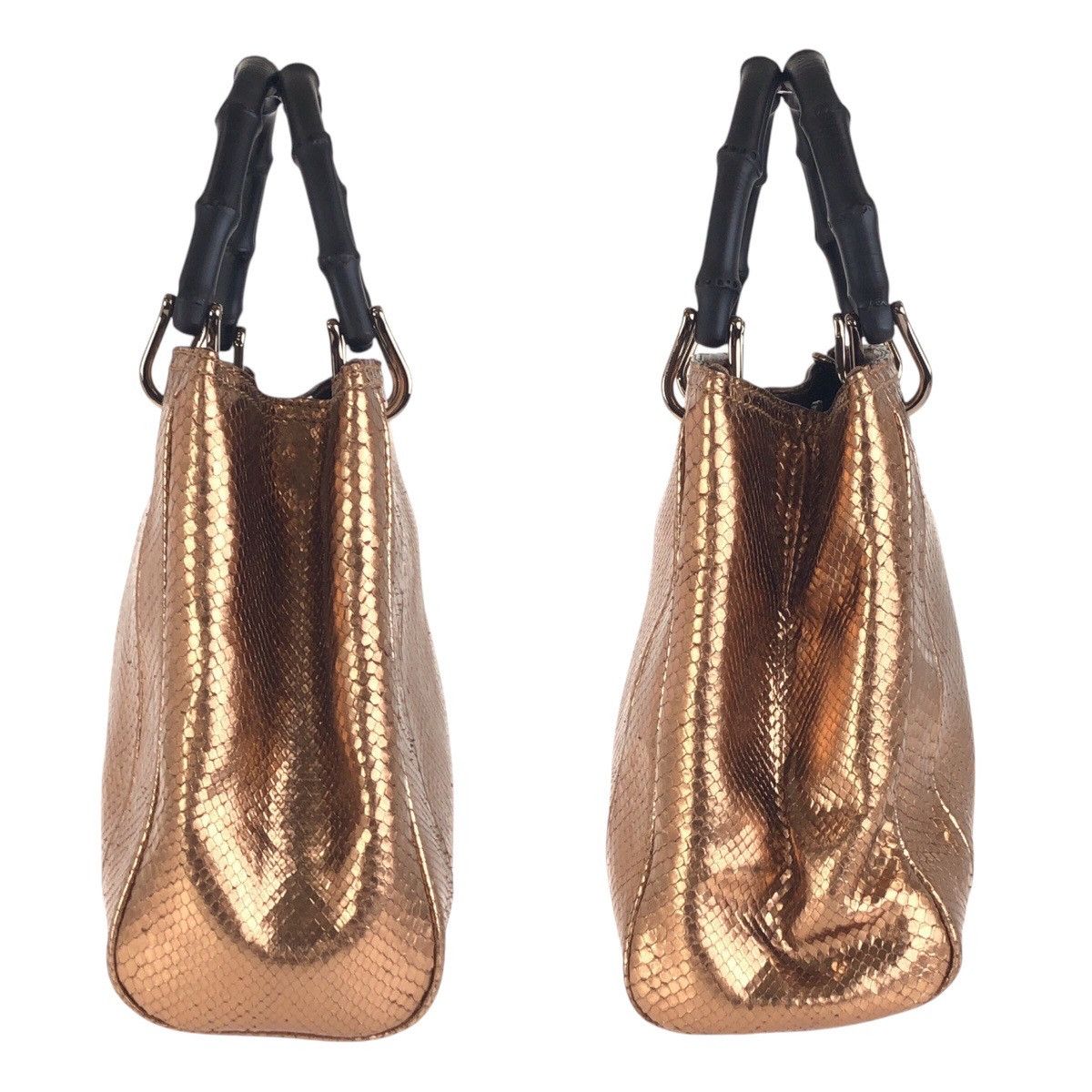 Gucci Gucci Gucci Bamboo Shopper Small Python 2way bag Leather Tote Bag 336032 DUTY FREE for USA Size ONE SIZE - 7 Thumbnail