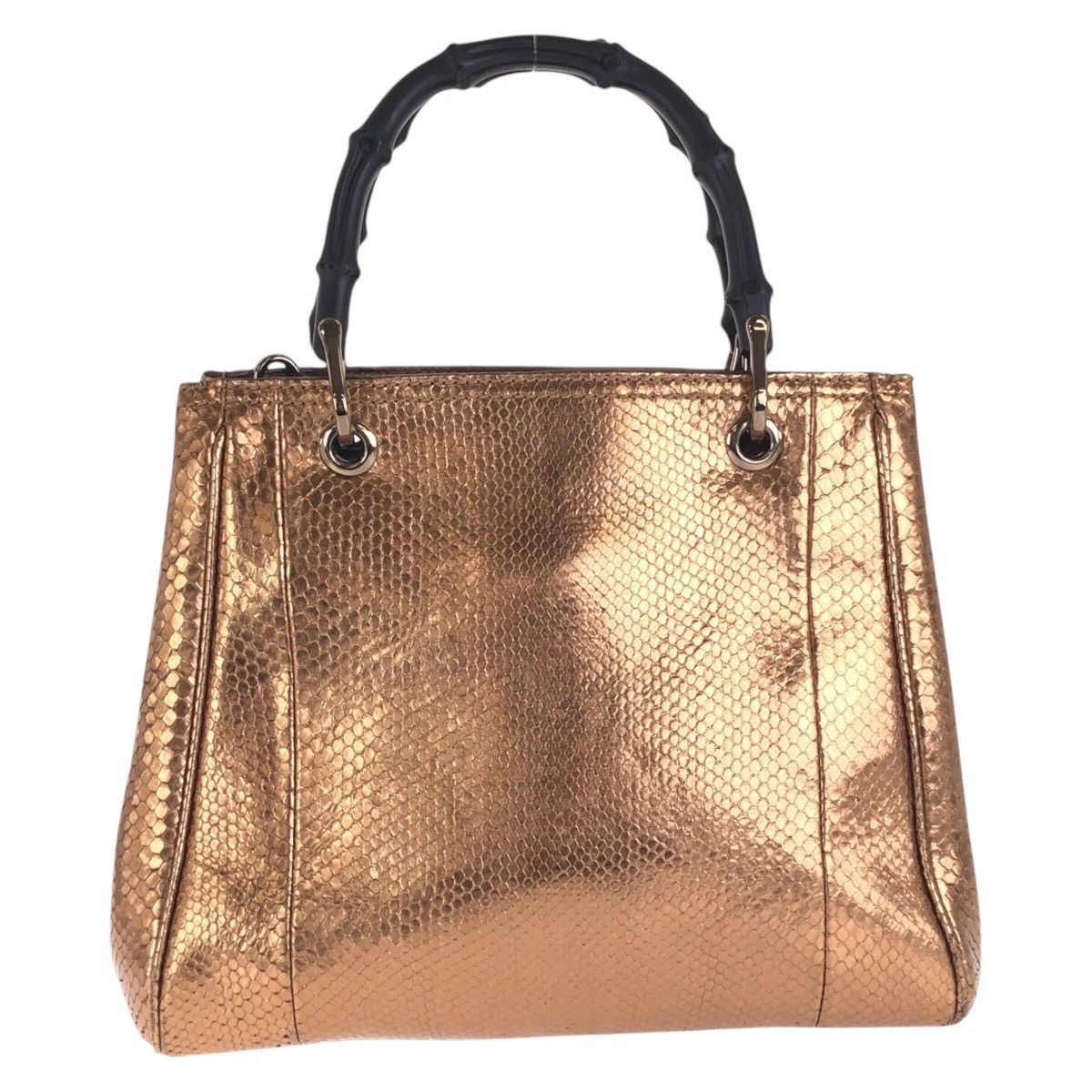 Gucci Gucci Gucci Bamboo Shopper Small Python 2way bag Leather Tote Bag 336032 DUTY FREE for USA Size ONE SIZE - 2 Thumbnail
