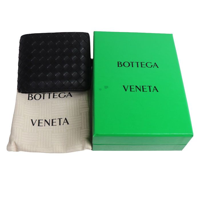 Bottega Veneta Bottega Veneta Bottega Veneta Intrecciato Piccolo Calfskin Wallet Leather Short Wallet 805654V4LQ28803 DUTY FREE for USA Size ONE SIZE - 9 Thumbnail