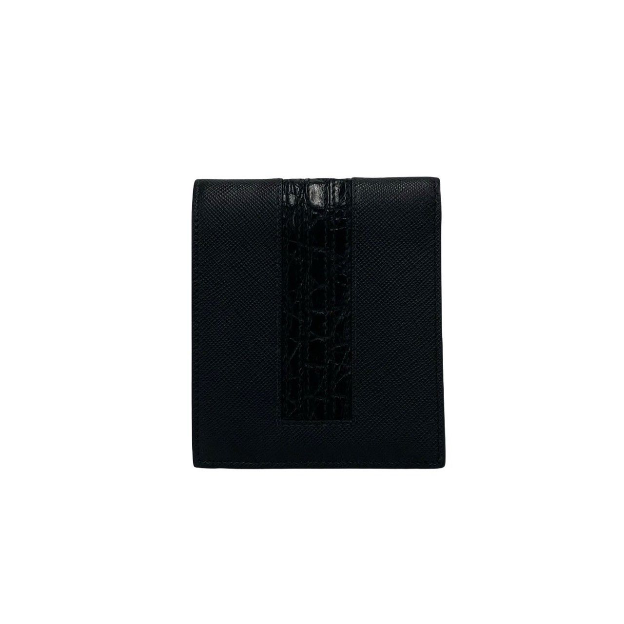Prada Prada Prada Saffiano Leather Wallet Leather Short Wallet DUTY FREE for USA Size ONE SIZE - 3 Thumbnail