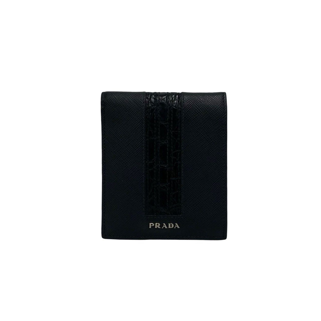 Prada Prada Prada Saffiano Leather Wallet Leather Short Wallet DUTY FREE for USA Size ONE SIZE - 2 Thumbnail