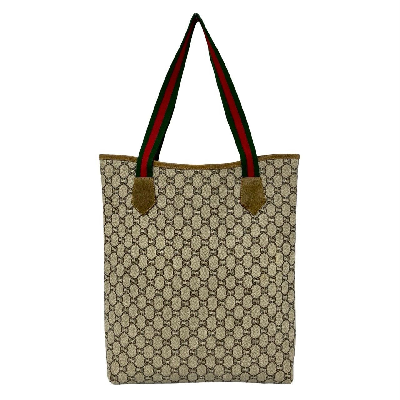 Gucci Gucci Gucci Leather PVC Tote Bag Leather Tote Bag DUTY FREE for USA Size ONE SIZE - 4 Thumbnail