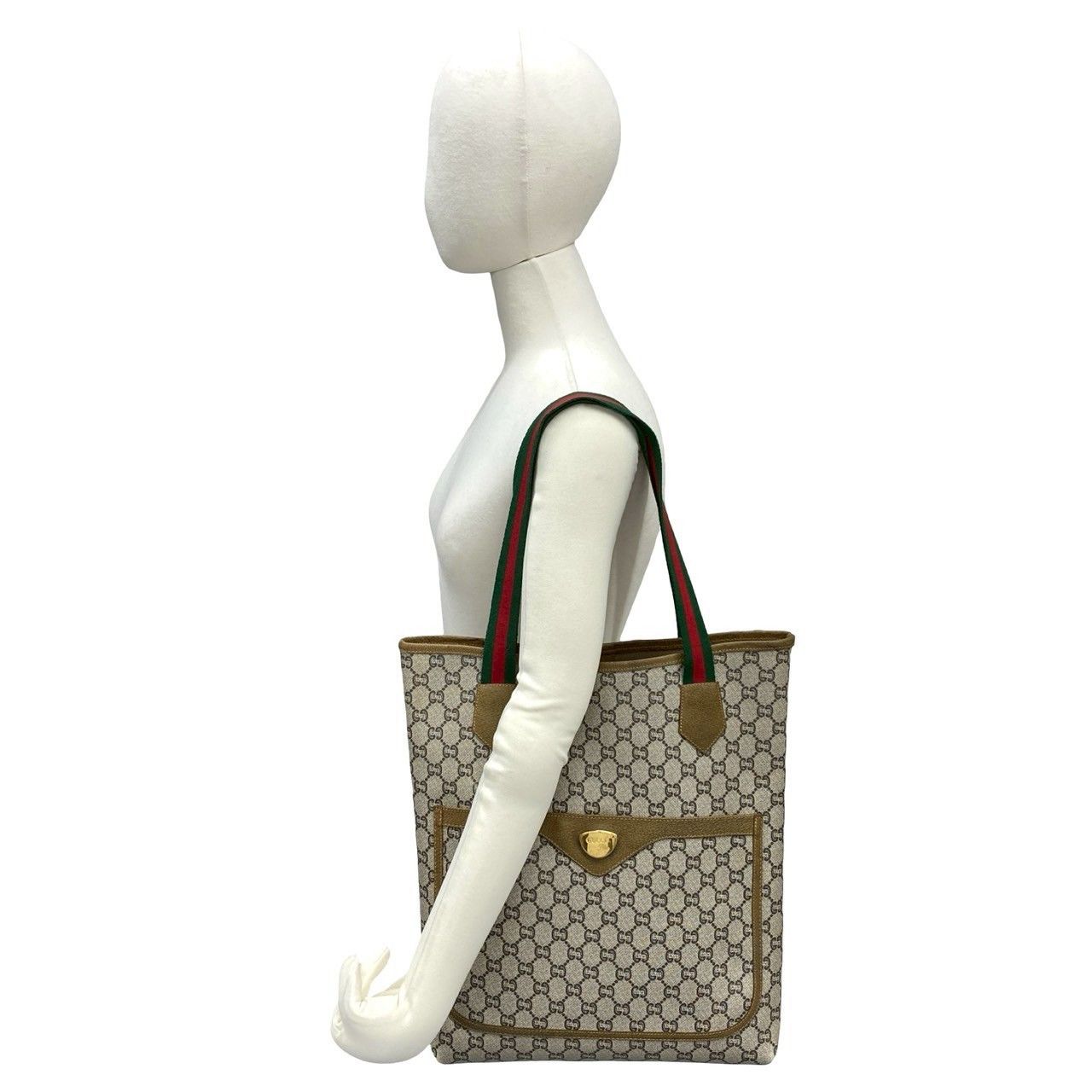Gucci Gucci Gucci Leather PVC Tote Bag Leather Tote Bag DUTY FREE for USA Size ONE SIZE - 3 Thumbnail
