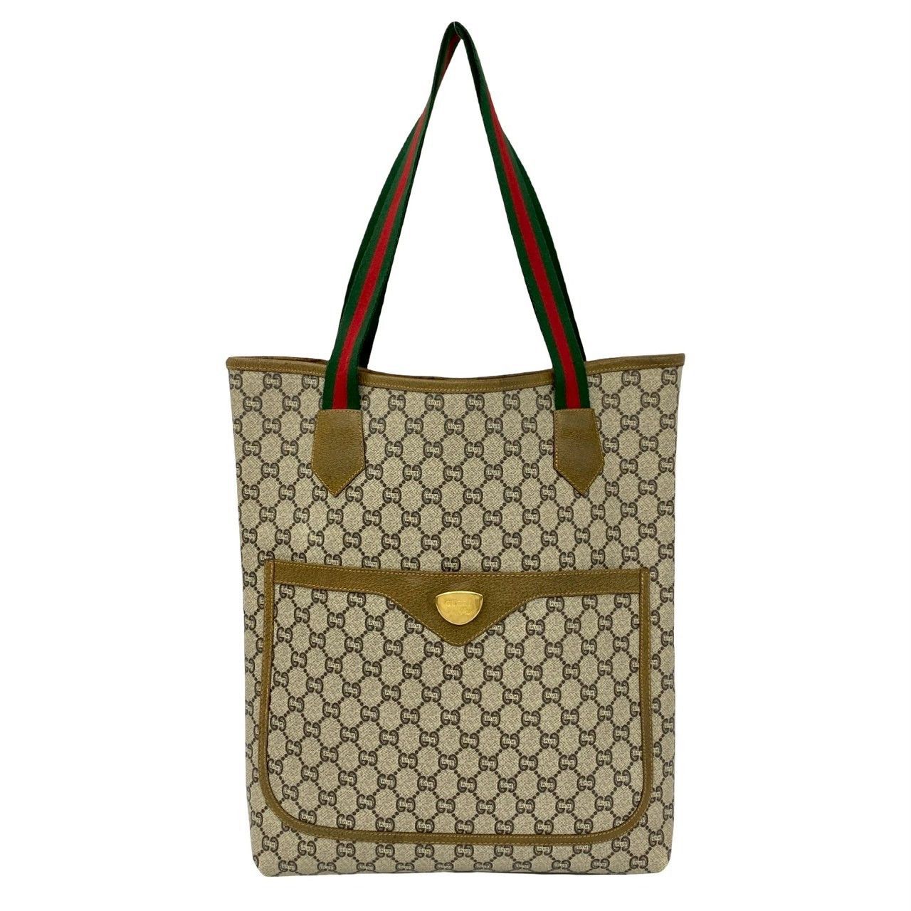 Gucci Gucci Gucci Leather PVC Tote Bag Leather Tote Bag DUTY FREE for USA Size ONE SIZE - 2 Thumbnail
