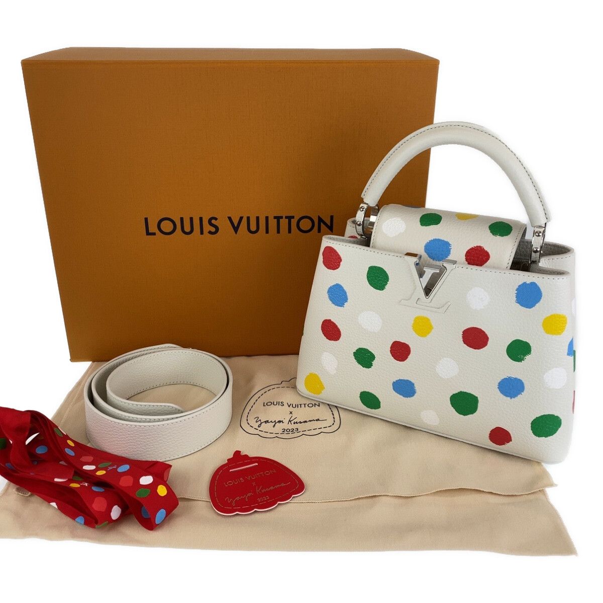 Louis Vuitton Louis Vuitton Louis Vuitton LV x YK Capucines BB Leather 2way bag Leather Shoulder Bag M21637 DUTY FREE for USA Size ONE SIZE - 8 Thumbnail