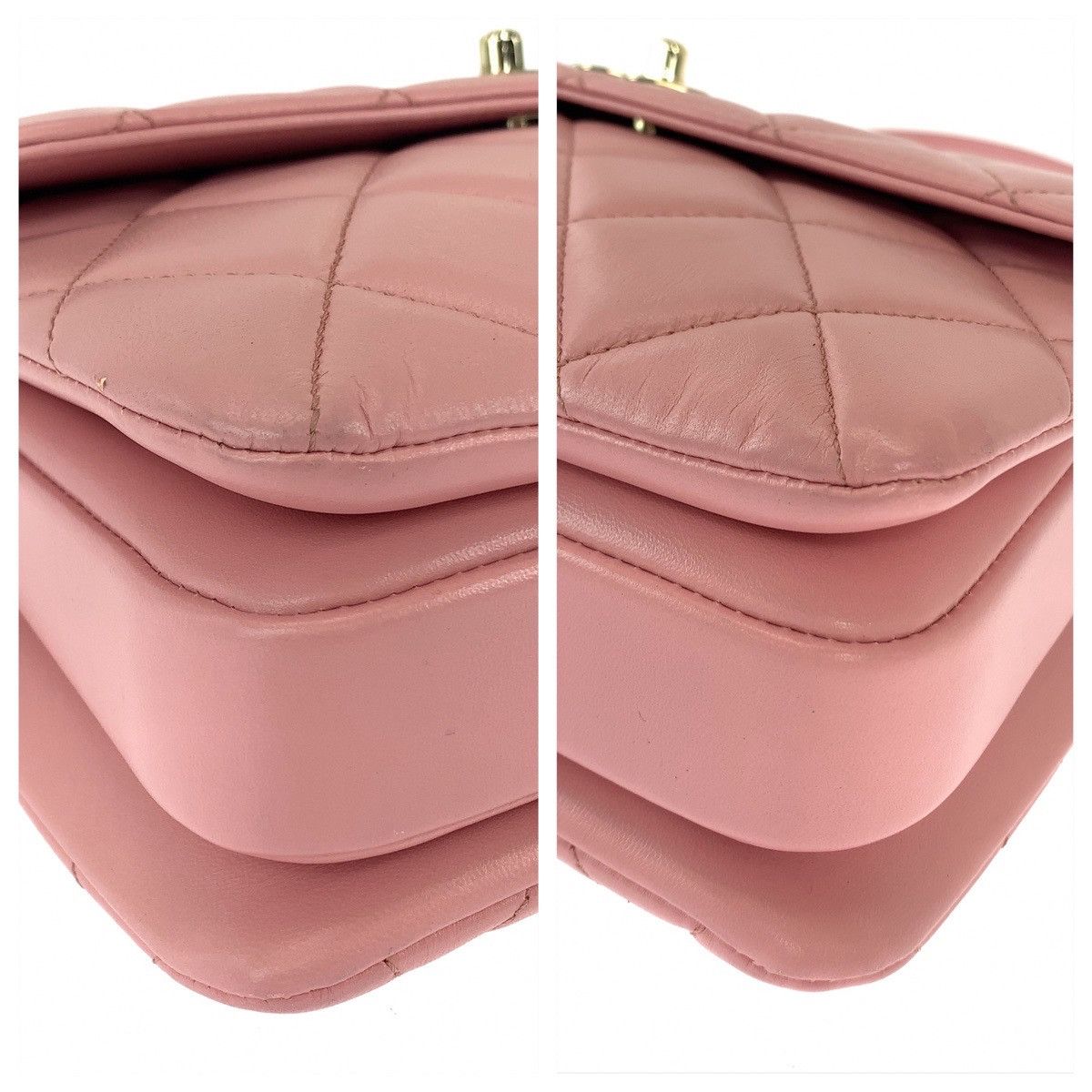 Chanel Chanel Chanel Matelasse Lambskin 2way Chain Bag Leather Shoulder Bag DUTY FREE for USA Size ONE SIZE - 3 Thumbnail