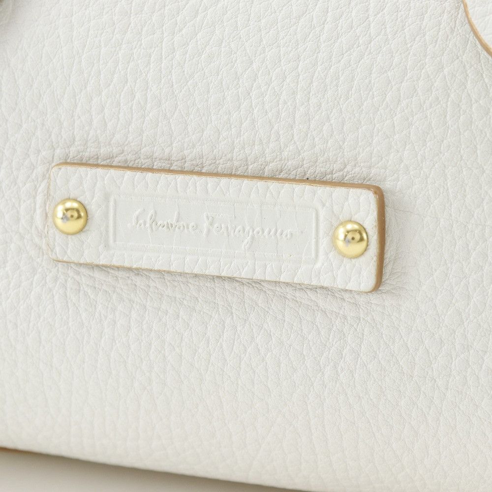 Salvatore Ferragamo Salvatore Ferragamo Salvatore Ferragamo Calf Tote Bag Leather Tote Bag AU-217286 DUTY FREE for USA Size ONE SIZE - 15 Thumbnail