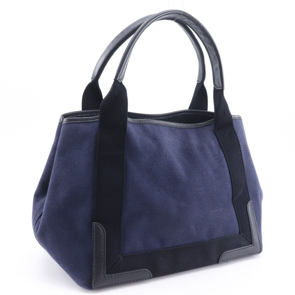Balenciaga Balenciaga Balenciaga Navy Cabas Canvas Tote Bag Textile Tote Bag 339933 DUTY FREE for USA Size ONE SIZE - 3 Thumbnail