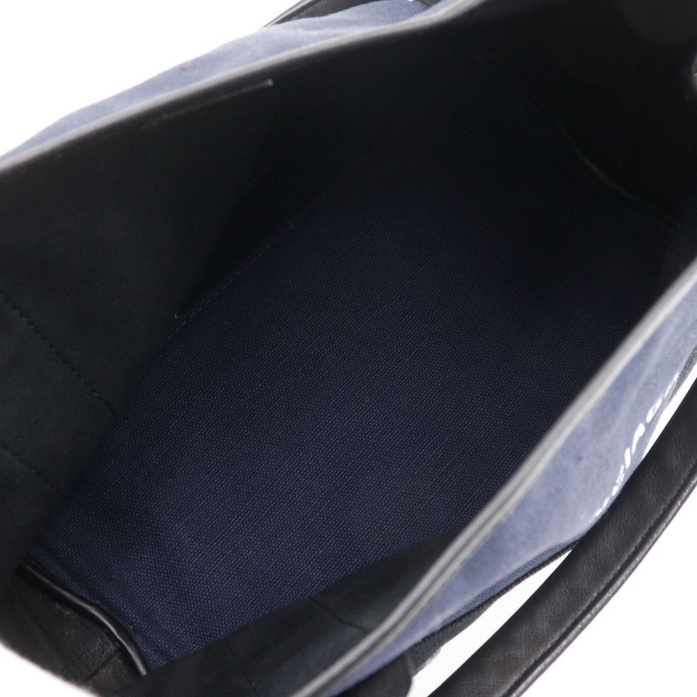Balenciaga Balenciaga Balenciaga Navy Cabas Canvas Tote Bag Textile Tote Bag 339933 DUTY FREE for USA Size ONE SIZE - 9 Thumbnail