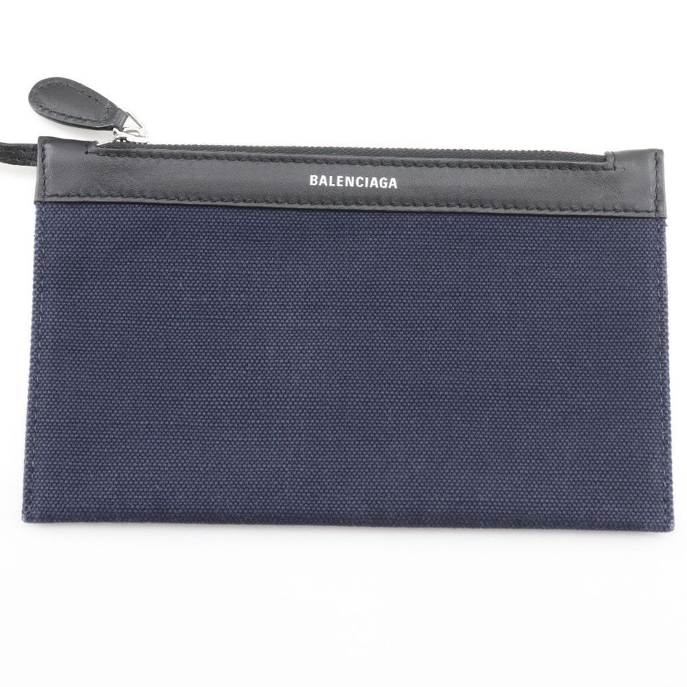 Balenciaga Balenciaga Balenciaga Navy Cabas Canvas Tote Bag Textile Tote Bag 339933 DUTY FREE for USA Size ONE SIZE - 14 Thumbnail