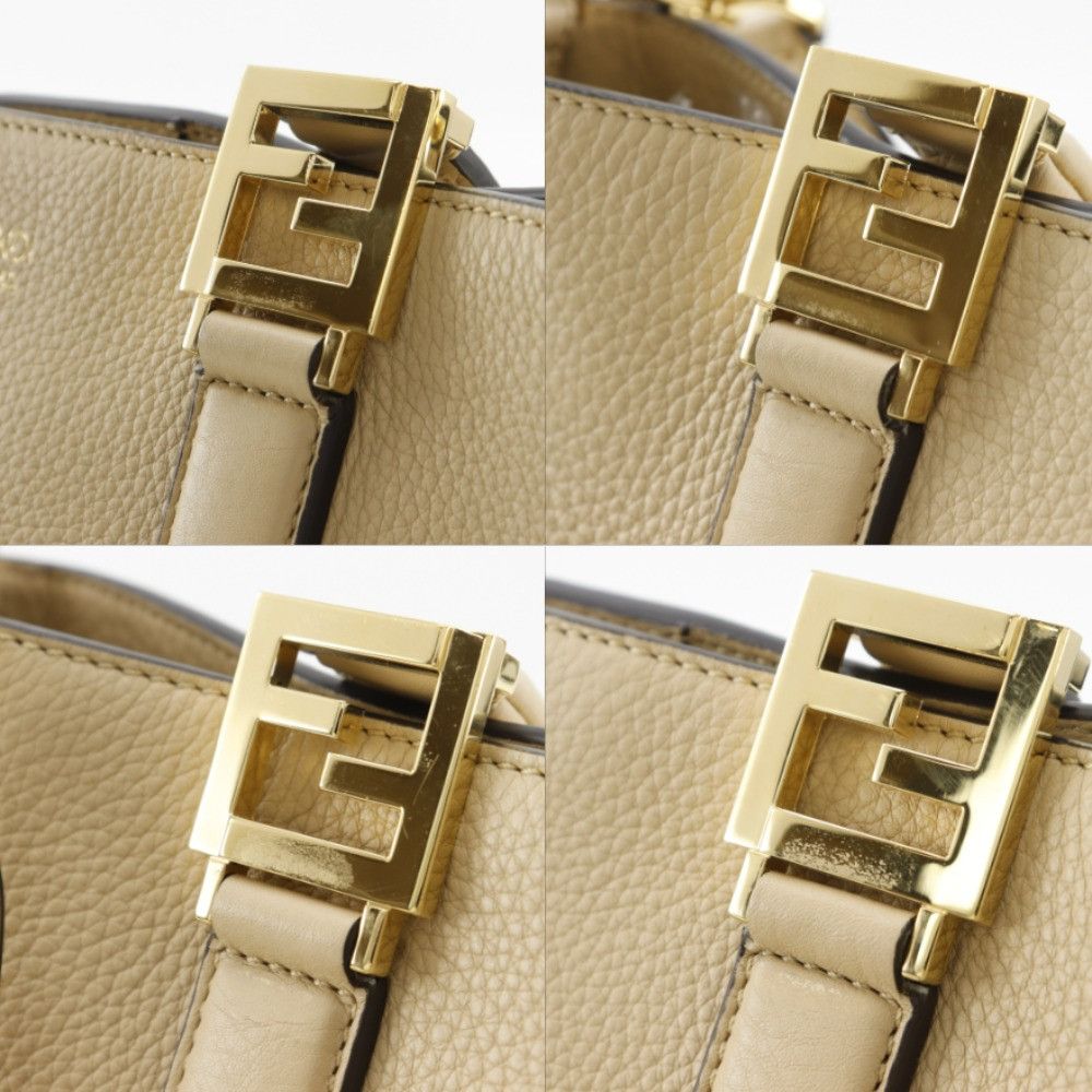 Fendi Fendi Fendi FF Tote Small Calf Handbag Leather Handbag 8BH367 DUTY FREE for USA Size ONE SIZE - 14 Thumbnail