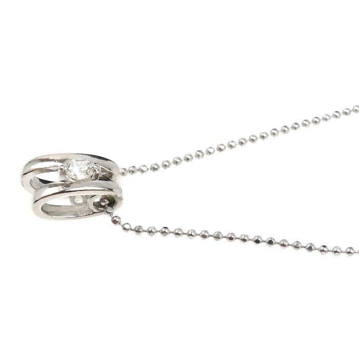 Seiko Seiko Seiko Platinum Diamond Necklace Precious Metal Necklace DUTY FREE for USA Size ONE SIZE - 3 Thumbnail