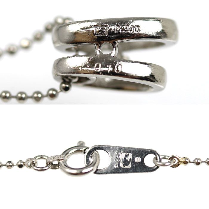 Seiko Seiko Seiko Platinum Diamond Necklace Precious Metal Necklace DUTY FREE for USA Size ONE SIZE - 5 Thumbnail