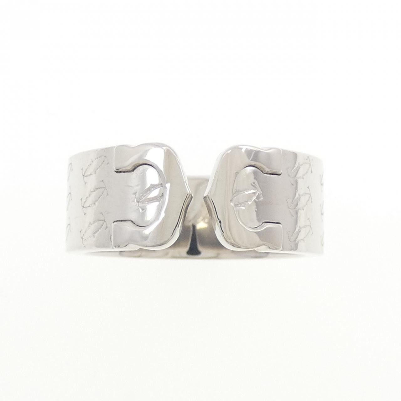 Cartier Cartier Cartier C2 Au750 White Gold Limited Ring Size 17 Precious Metal Ring B40410 DUTY FREE for USA Size ONE SIZE - 2 Thumbnail