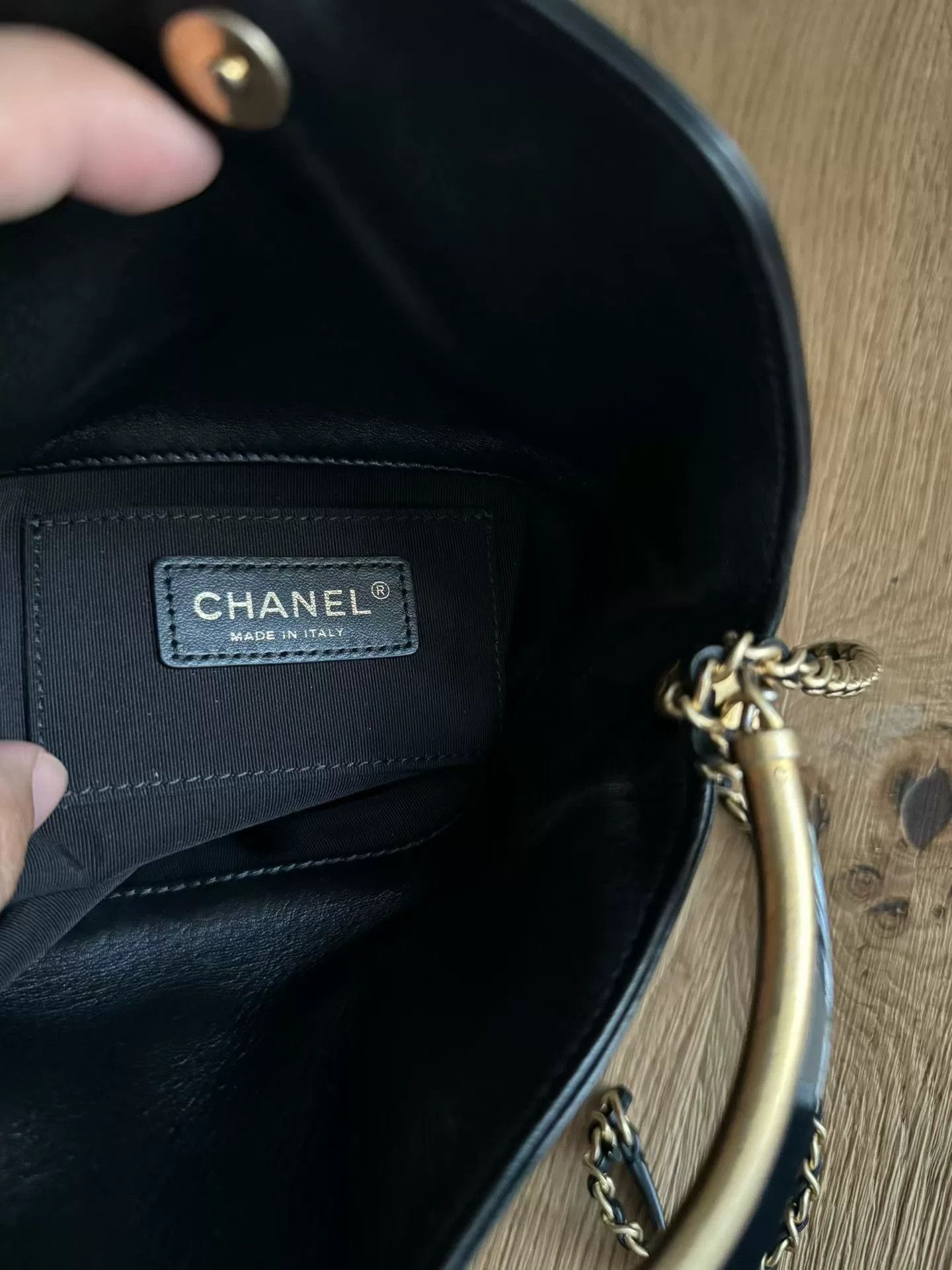 Chanel Chanel Burger Series Black Gold Fry Bag Size ONE SIZE - 3 Thumbnail