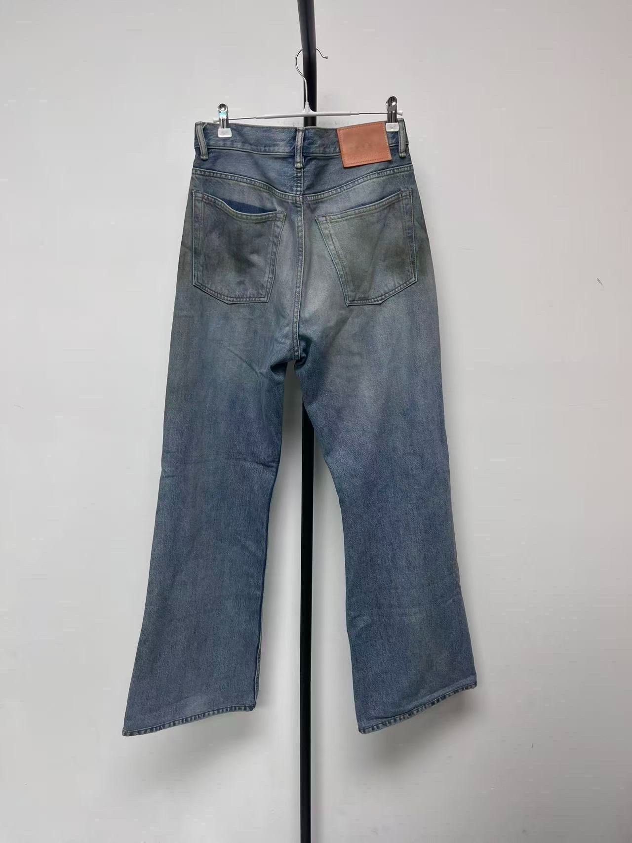 Acne Studios Acne Studios Distressed Wide-Leg Denim Jeans Size US 32 / EU 48 - 2 Thumbnail
