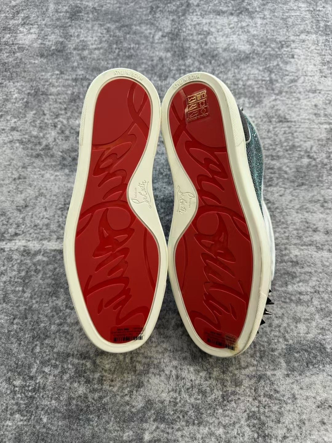 Christian Louboutin Christian Louboutin High-Top Star Rivet Sneakers Size US 6.5 / EU 39-40 - 6 Thumbnail