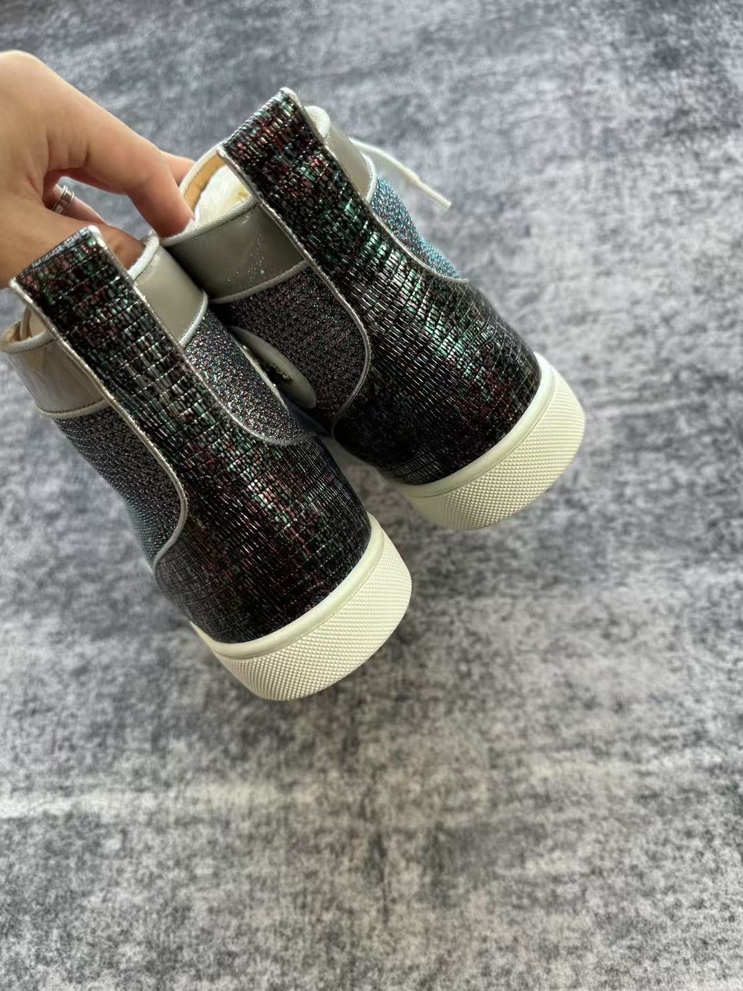 Christian Louboutin Christian Louboutin High-Top Star Rivet Sneakers Size US 6.5 / EU 39-40 - 5 Thumbnail