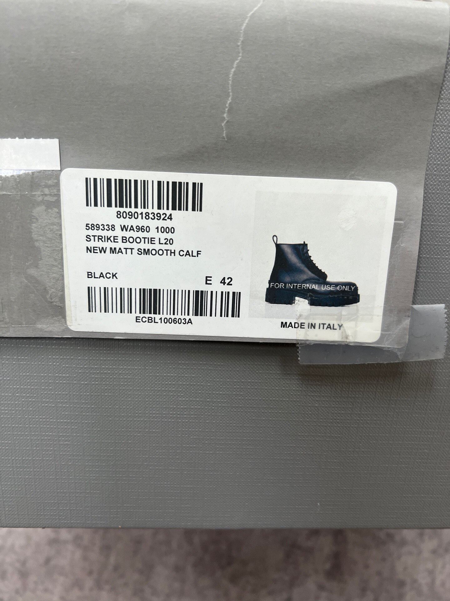 Balenciaga Balenciaga Strike Military Boots Size US 9 / EU 42 - 9 Thumbnail