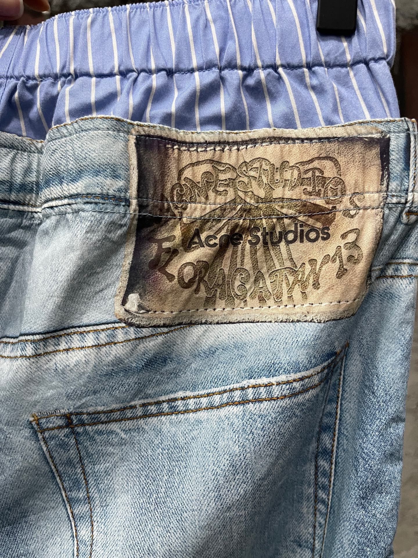 Acne Studios Acne Studios Layered Jeans Size US 34 / EU 50 - 5 Thumbnail