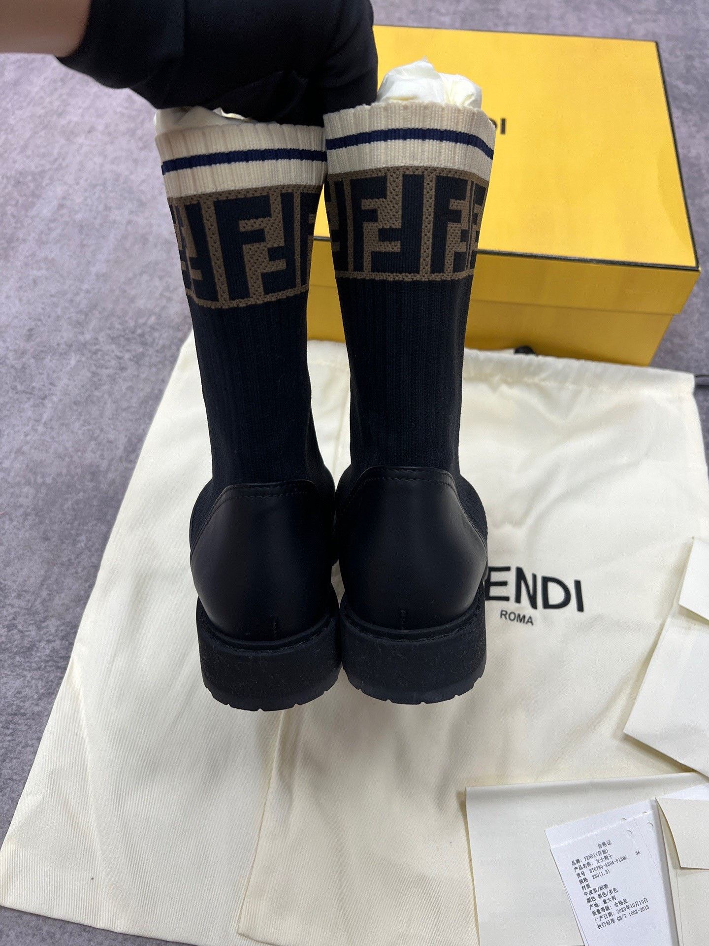 Fendi Fendi Monogram Boots Size US 5 / IT 35 - 7 Thumbnail