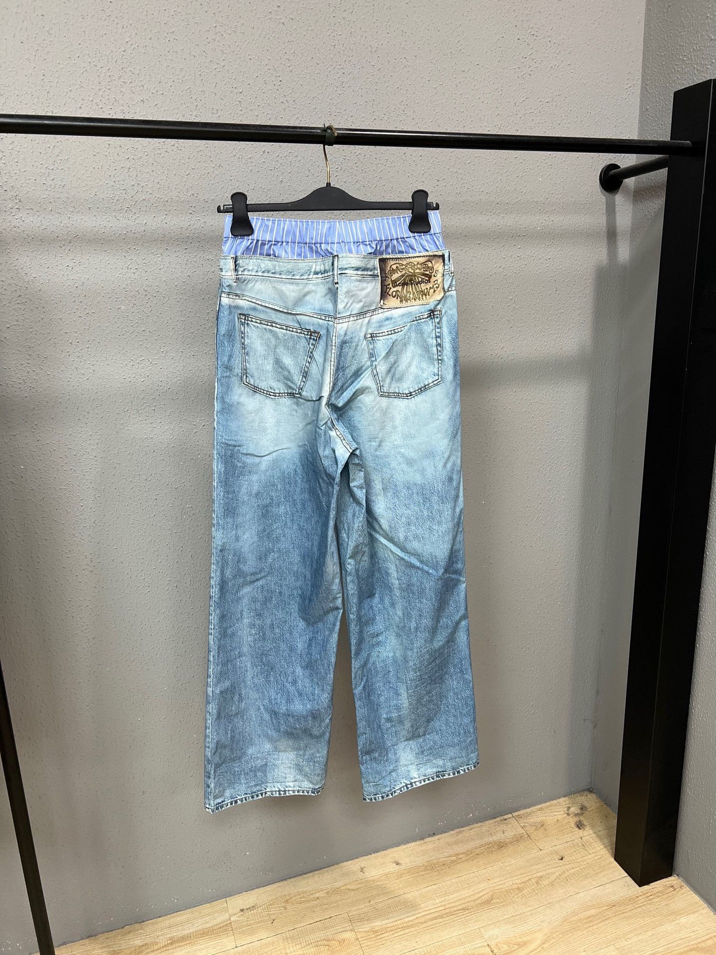 Acne Studios Acne Studios Fake Two-Piece Jeans Size US 34 / EU 50 - 2 Thumbnail