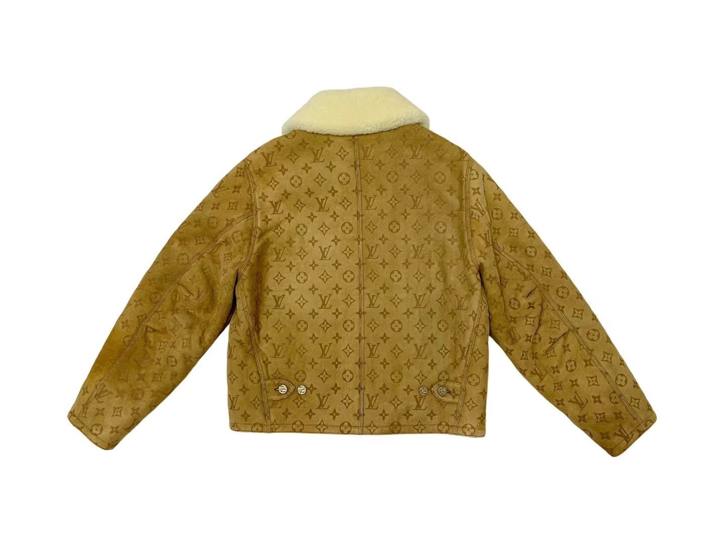 Louis Vuitton Louis Vuitton Monogram Shearling Runway Coat Size US M / EU 48-50 / 2 - 2 Thumbnail