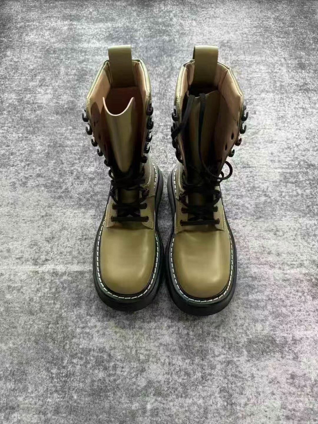 Bottega Veneta Bottega Veneta Brown Platform Martin Boots Size US 5 / IT 35 - 2 Thumbnail