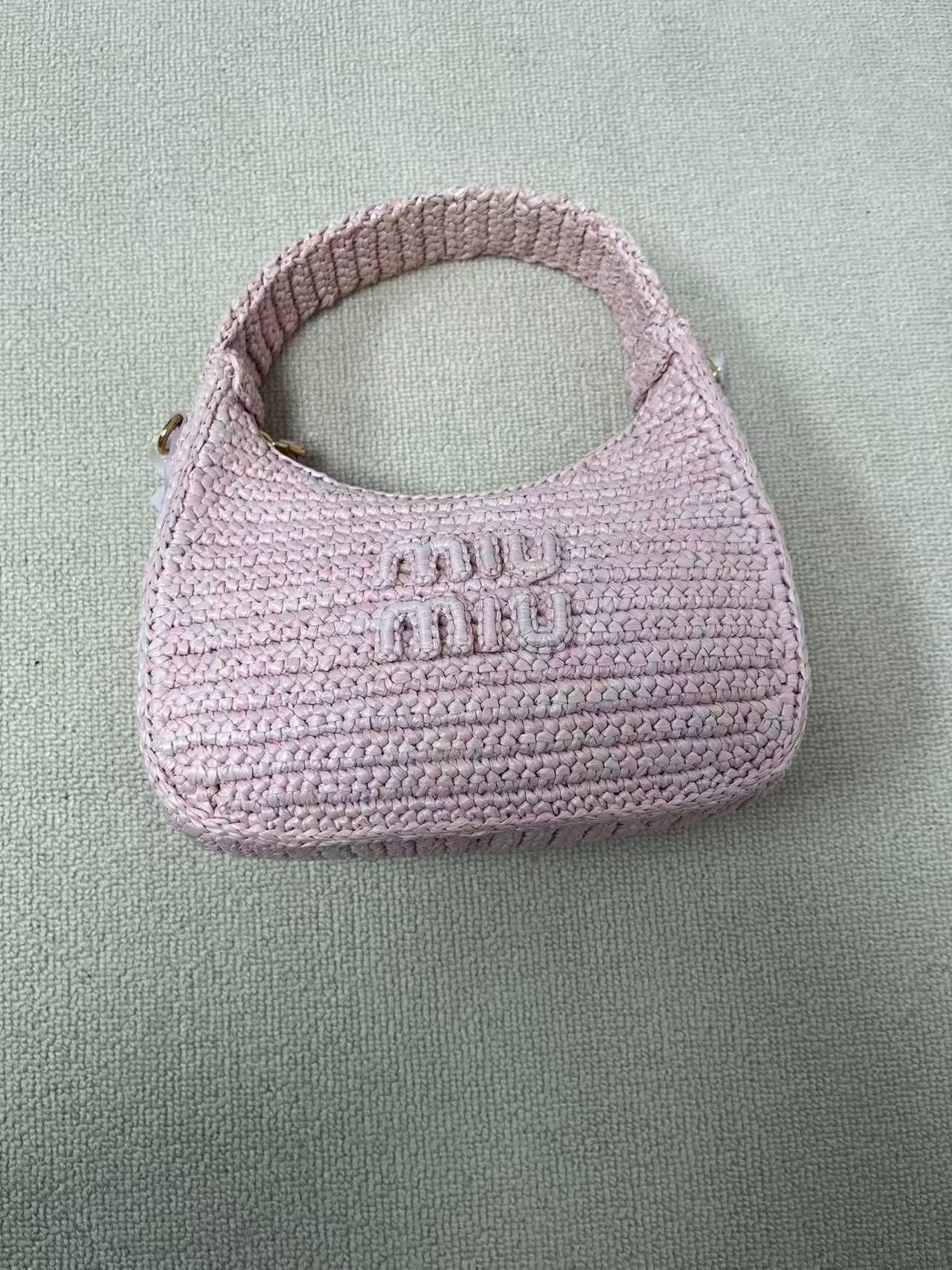 Miu Miu Miu Miu Crocheted Hobo Bag Women's Size ONE SIZE - 2 Thumbnail