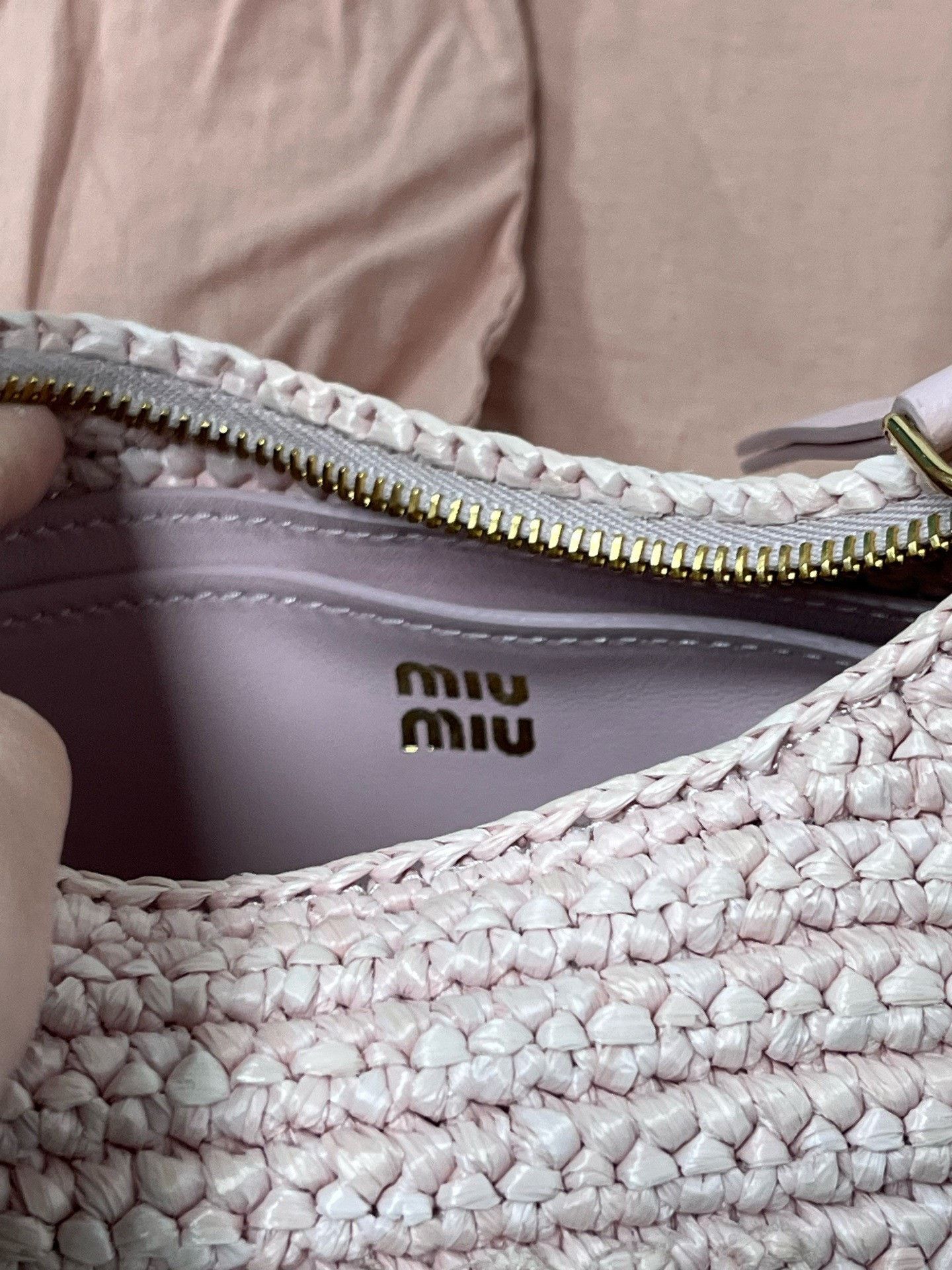 Miu Miu Miu Miu Crocheted Hobo Bag Women's Size ONE SIZE - 6 Thumbnail