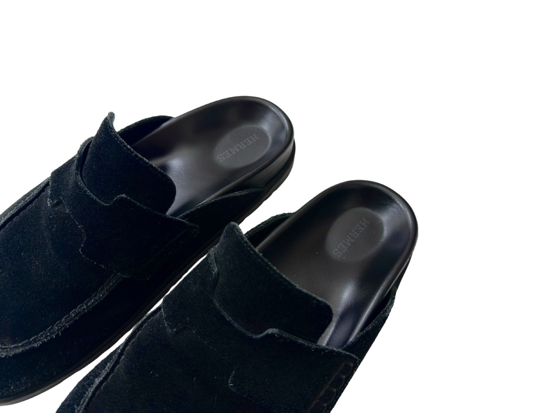 Hermes Hermes Black Birkenstock Slippers Size US 5.5 / IT 35.5 - 3 Thumbnail