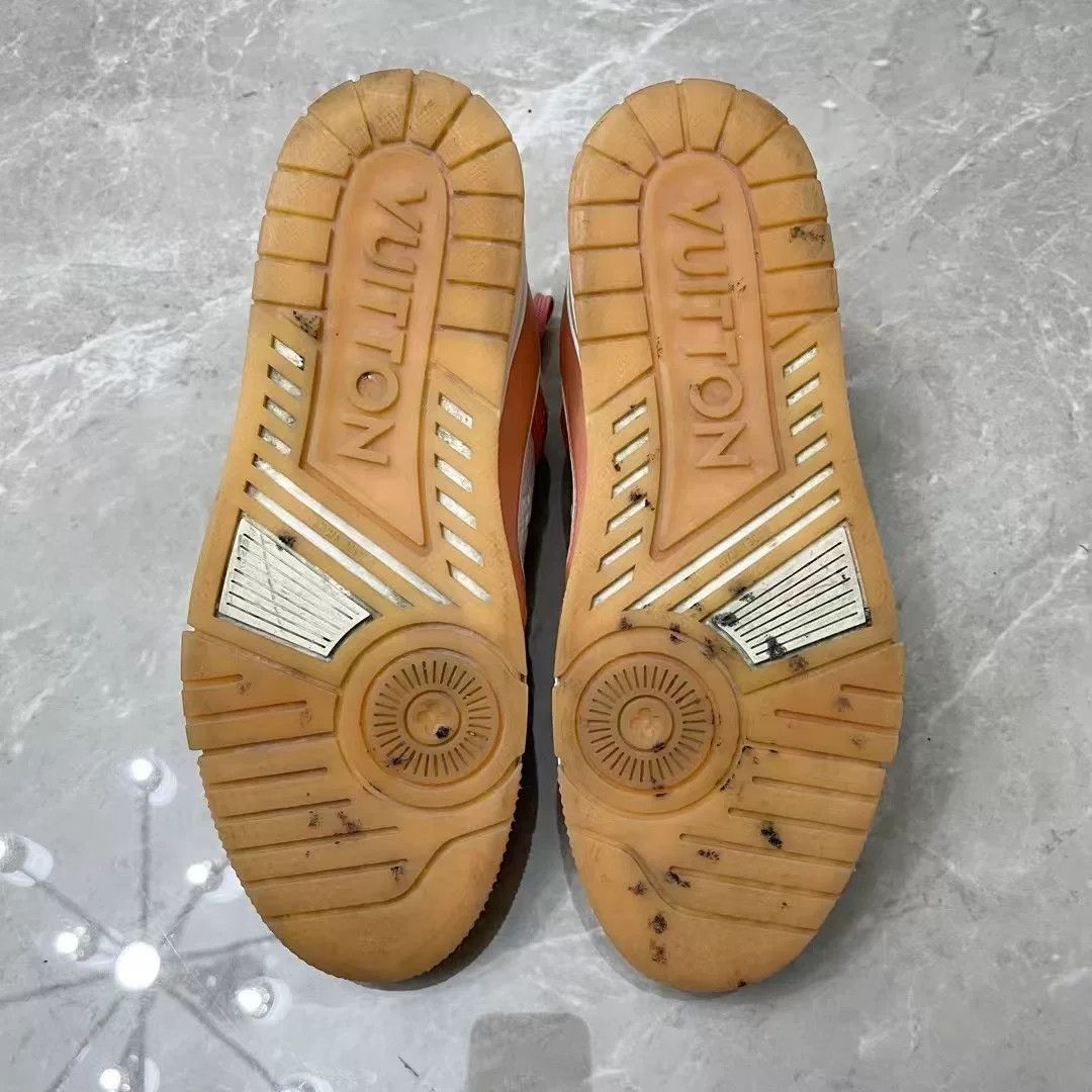 Louis Vuitton Louis Vuitton LV Peach Pink Trainer Size US 7.5 / IT 37.5 - 7 Thumbnail